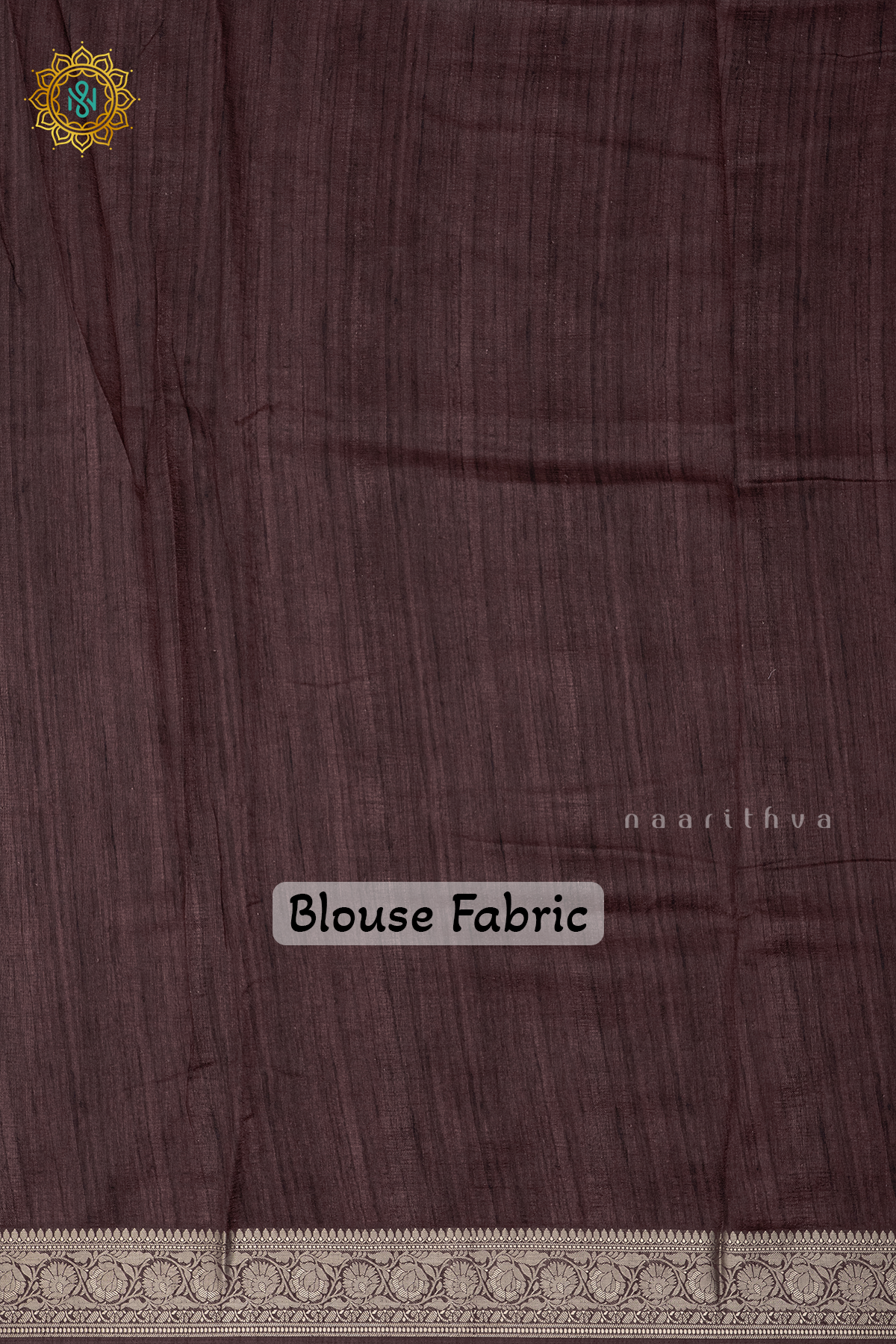 MAROON WITH BROWN - SOFT TUSSAR