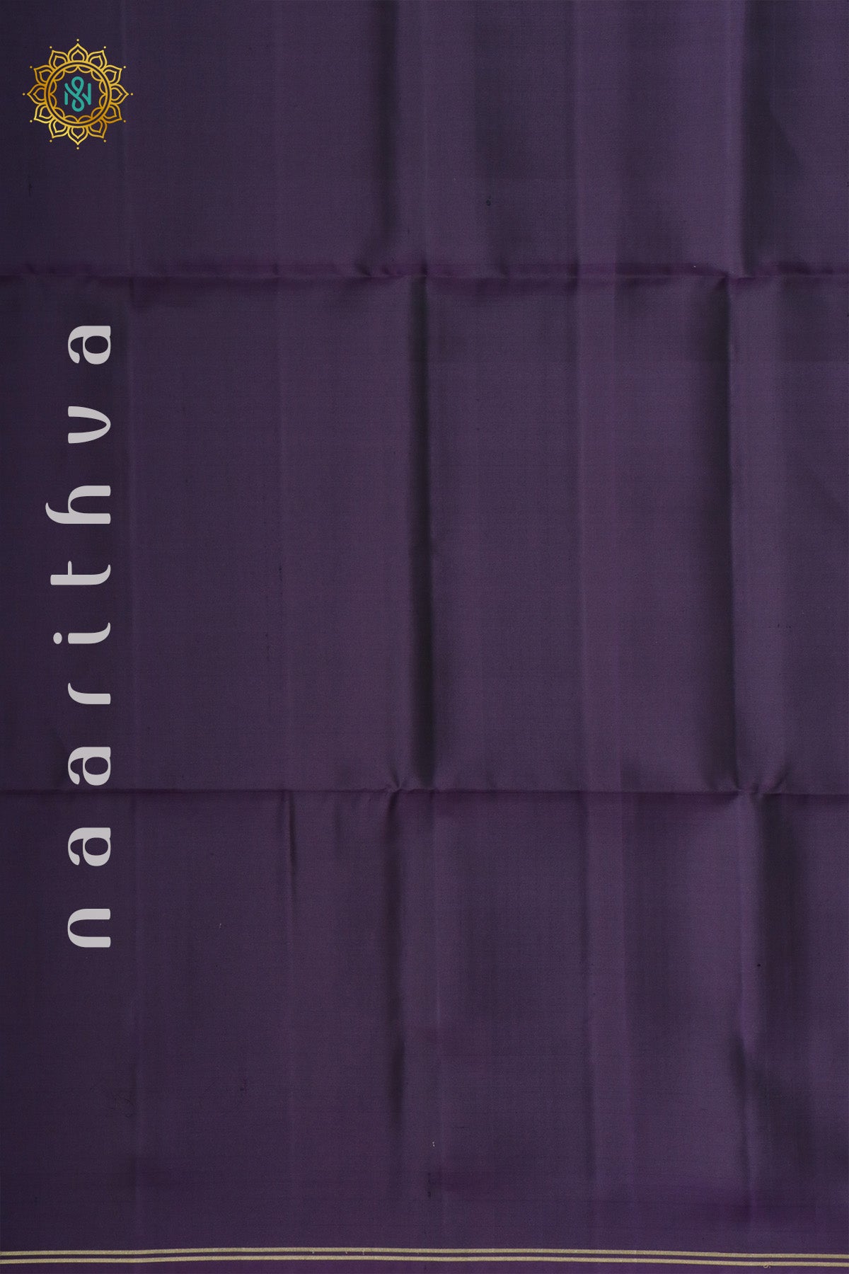 PURPLE WITH BEIGE - PURE KANJIVARAM SOFT SILK