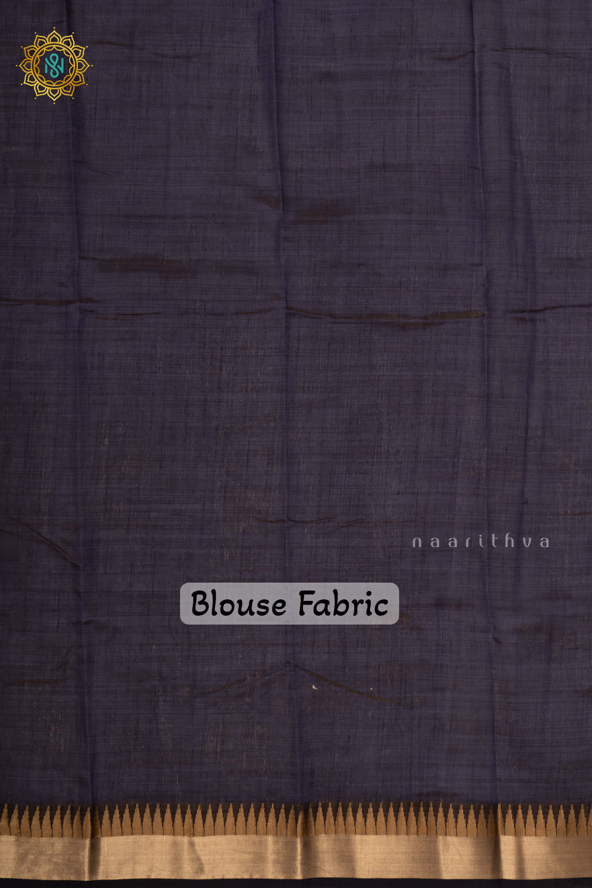NAVY BLUE - SEMI TUSSAR SILK