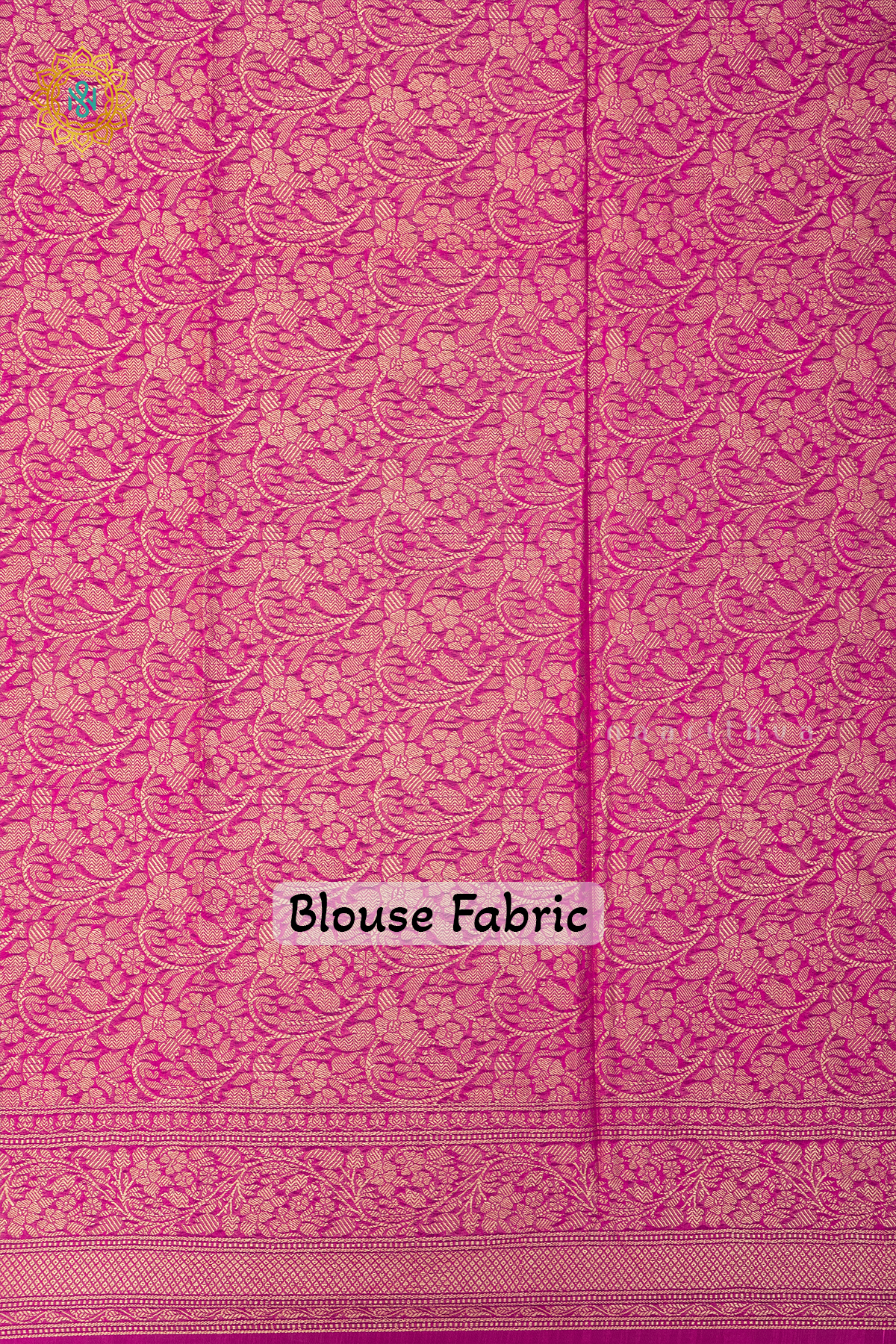 RED WITH PINK - JUTE COTTON