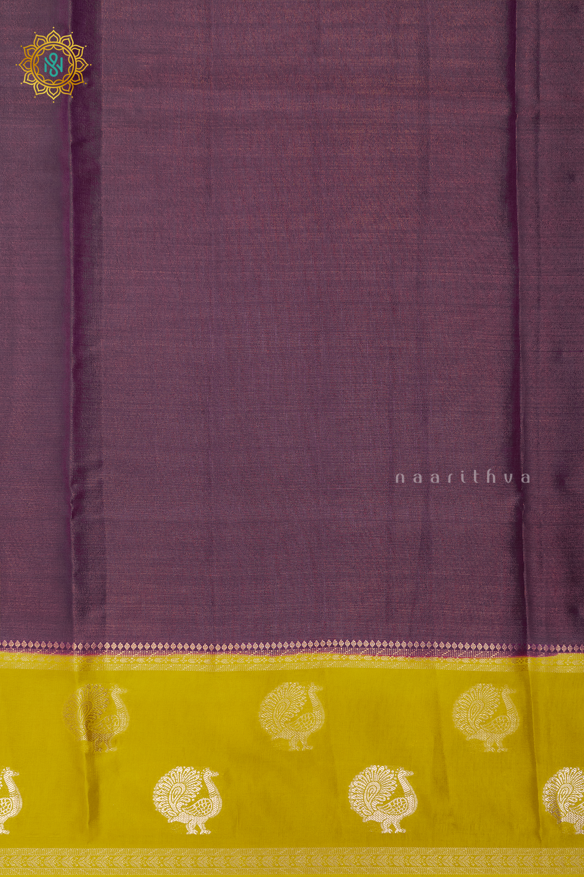 PURPLE WITH YELLOW - SEMI TISSUE