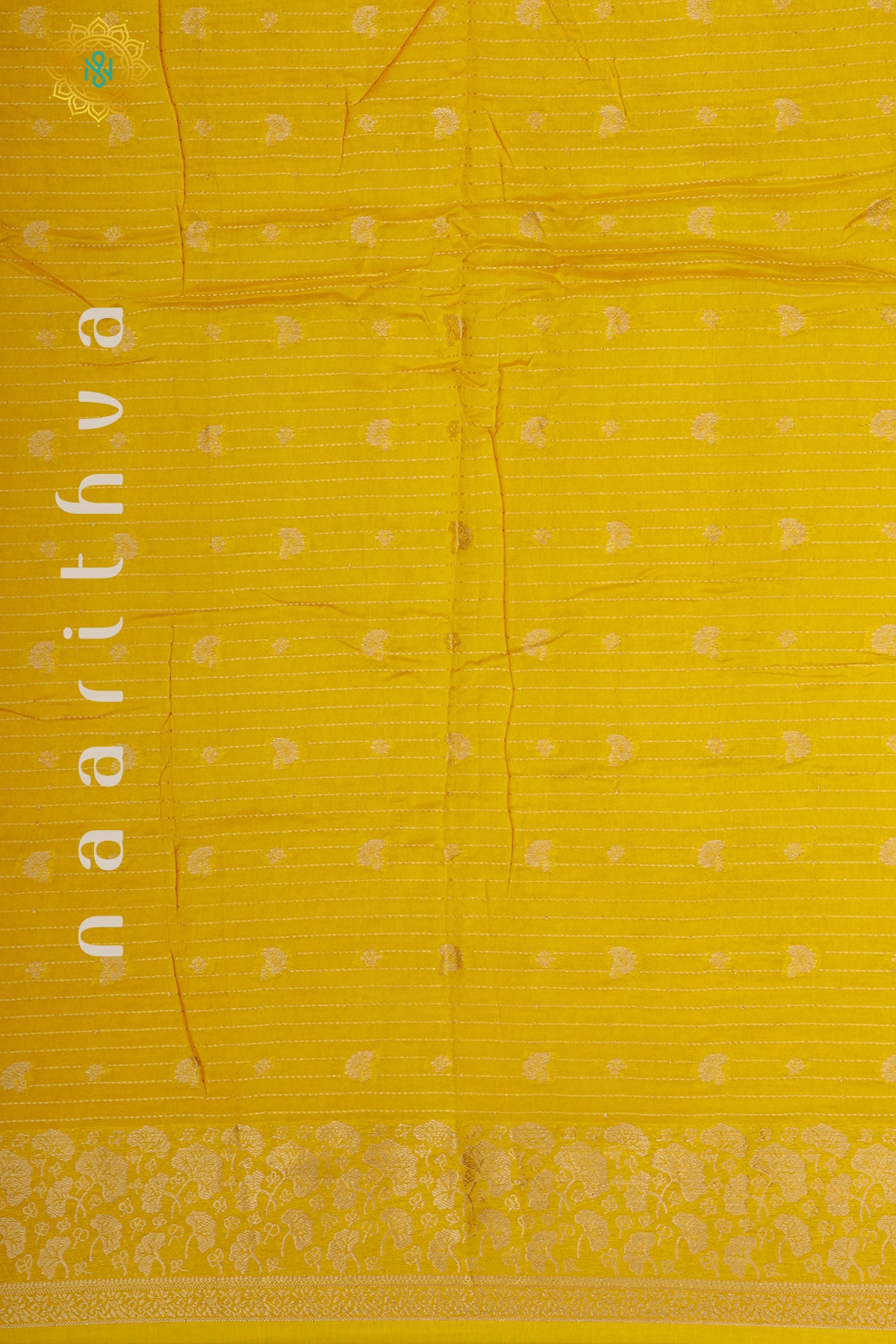 YELLOW WITH PURPLE - DOLA SILK