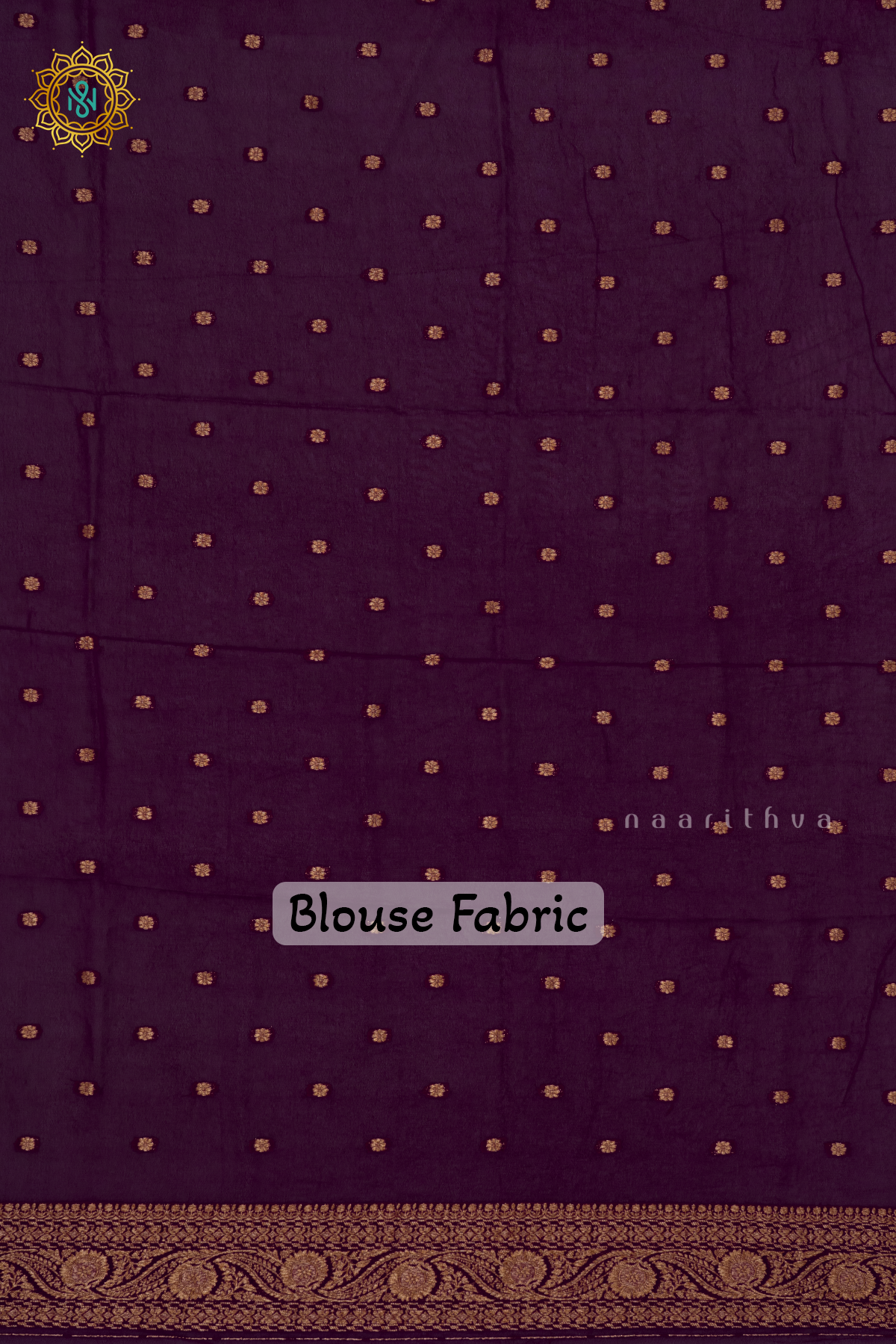 ORANGE WITH PURPLE - SEMI GEORGETTE