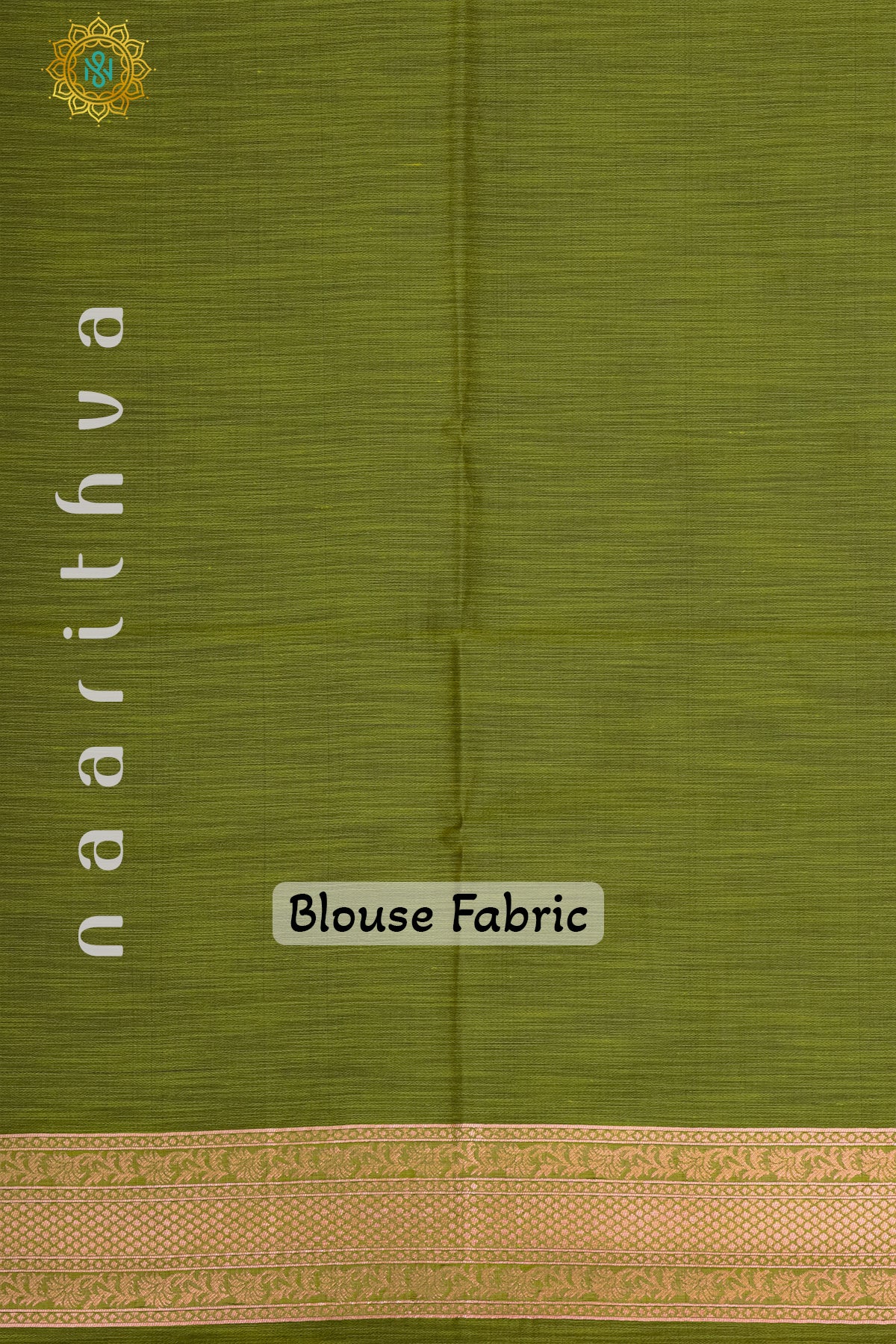 PARROT GREEN - SEMI RAW SILK