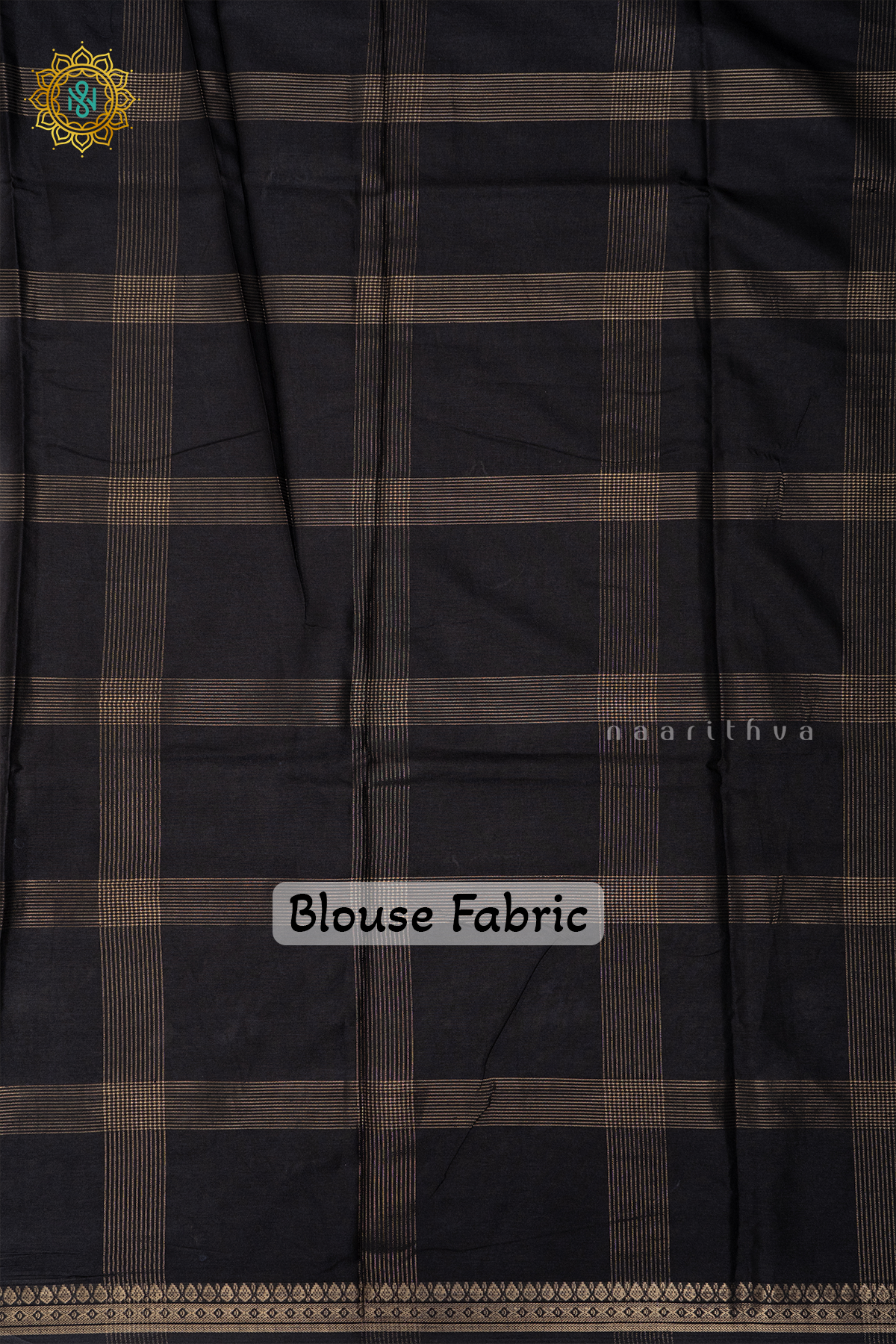 WHITE WITH BLACK - SEMI SILK