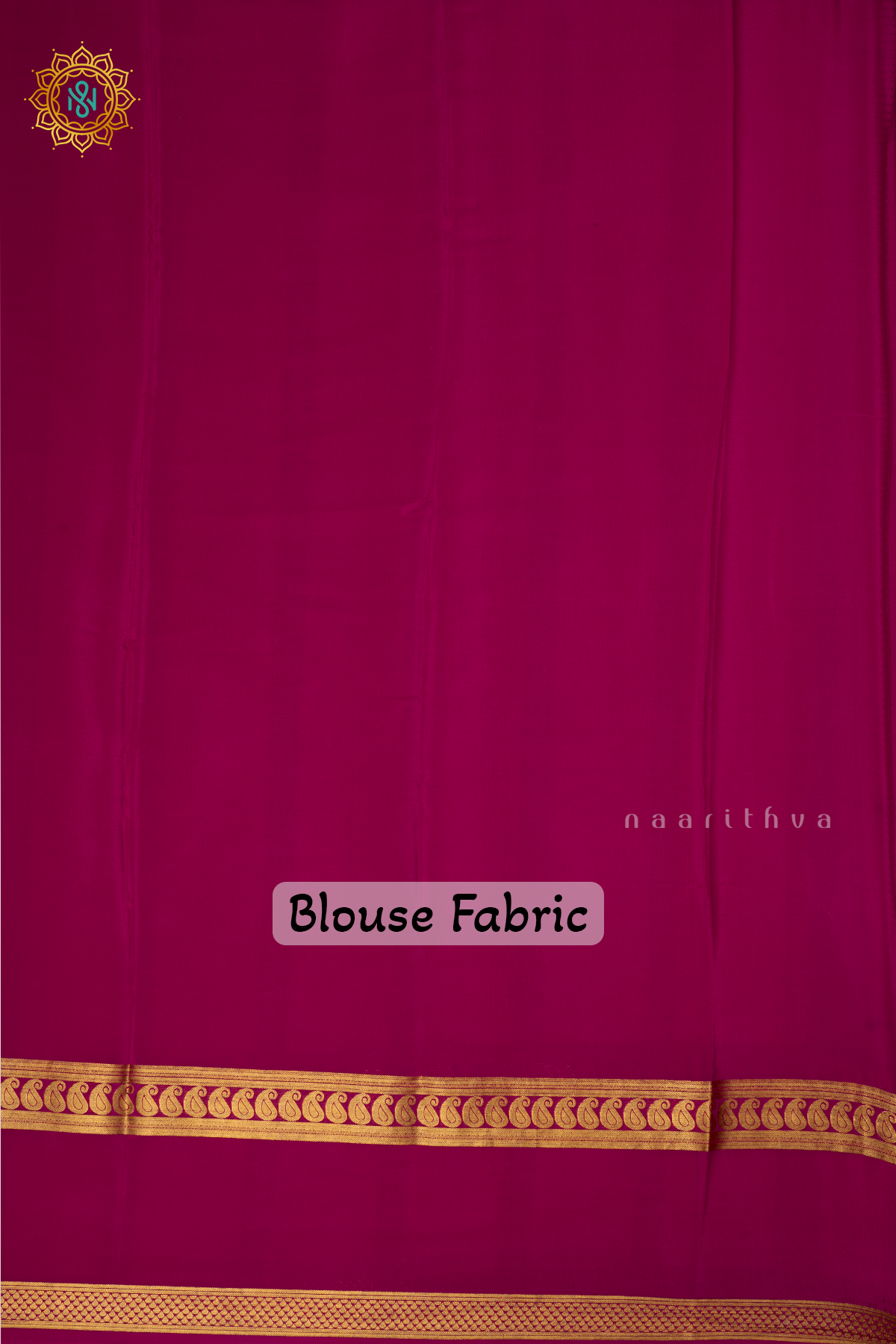 LAVENDER WITH RANI PINK - PURE MYSORE CREPE SILK
