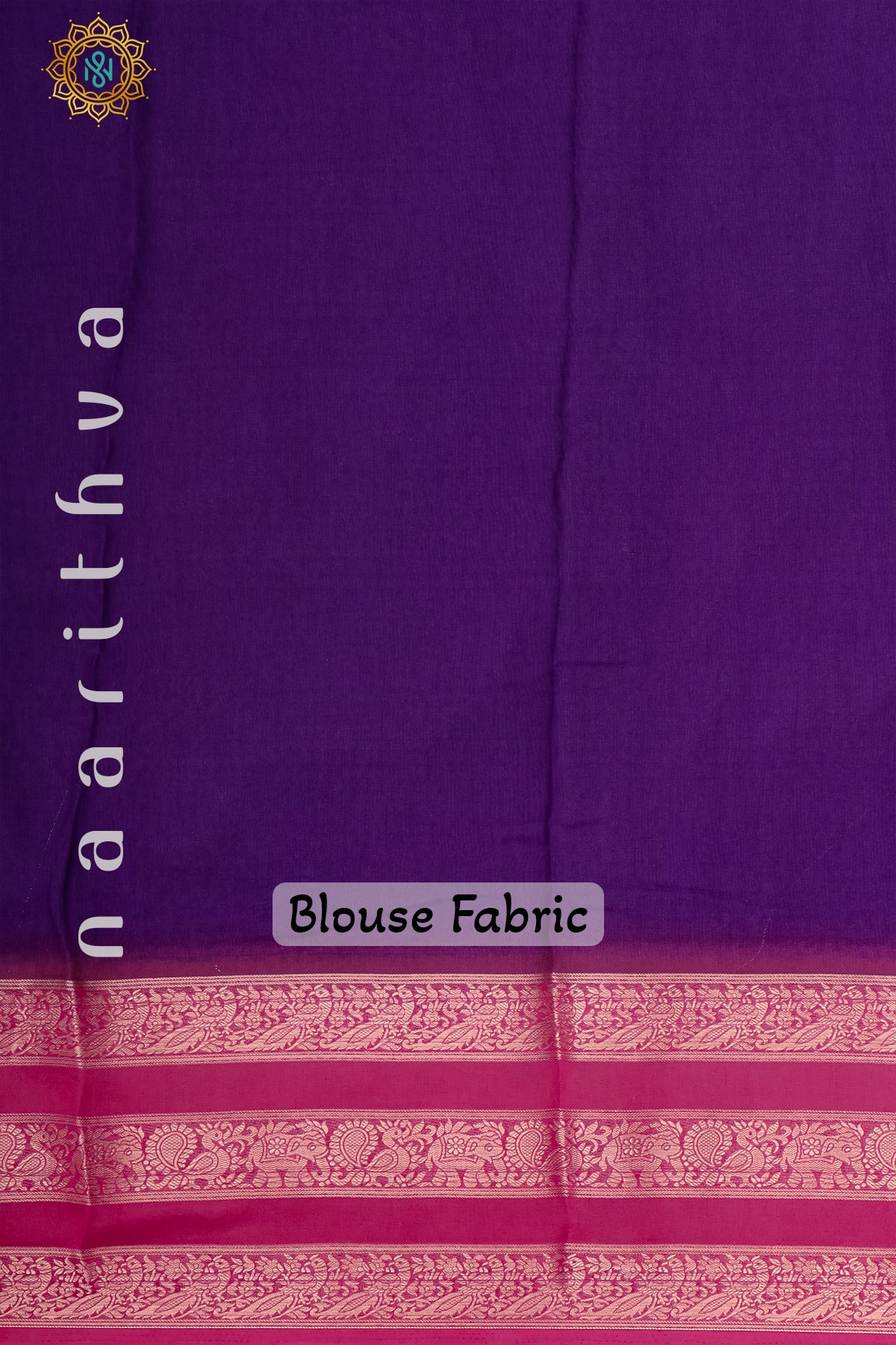 PURPLE WITH PINK - SEMI GEORGETTE