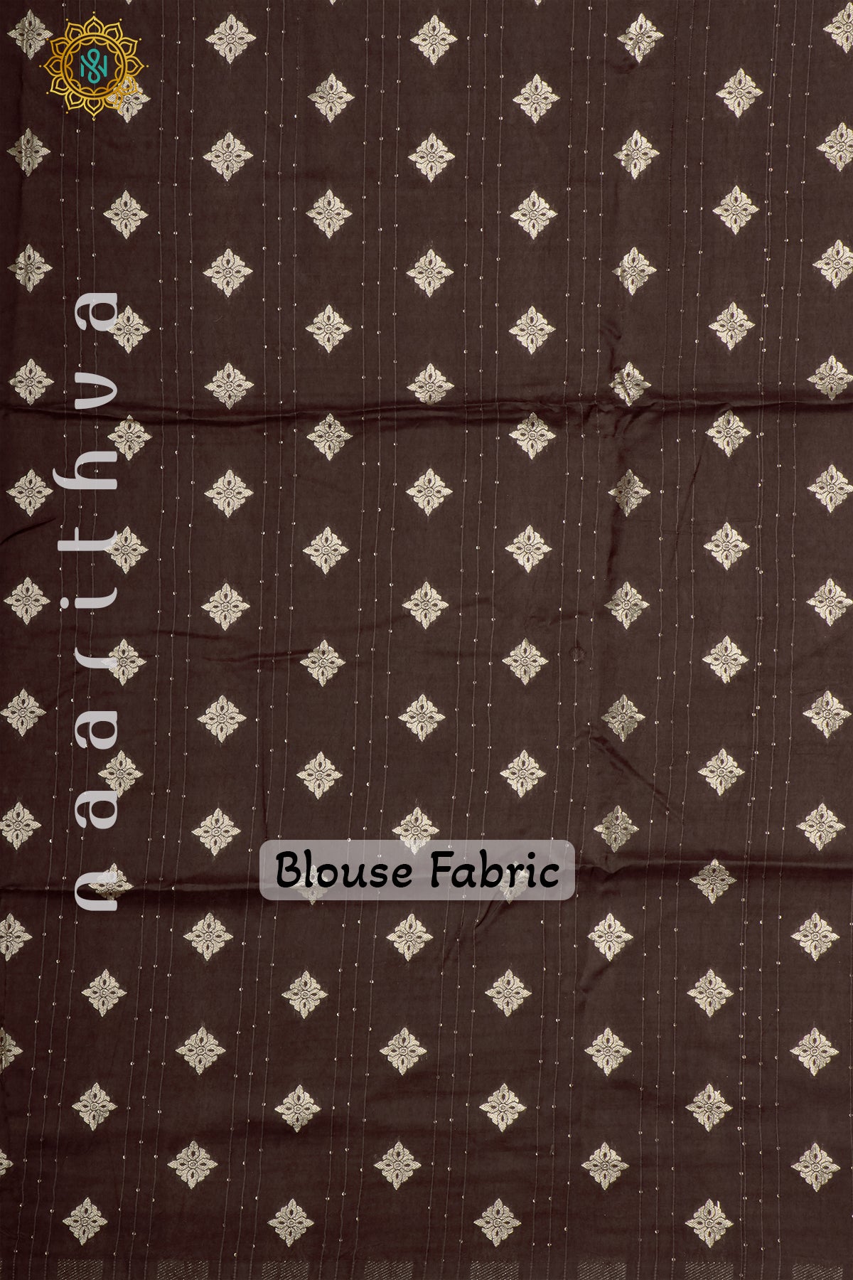 BROWN - SEMI CREPE SILK