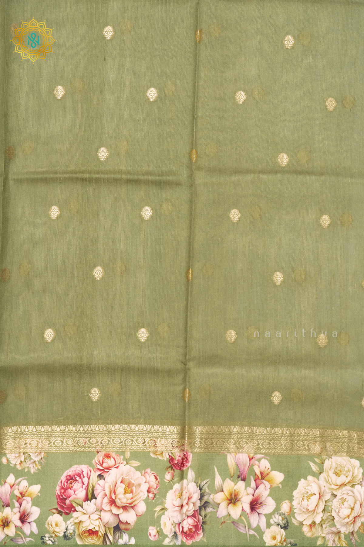LIGHT GREEN - PURE TUSSAR SILK