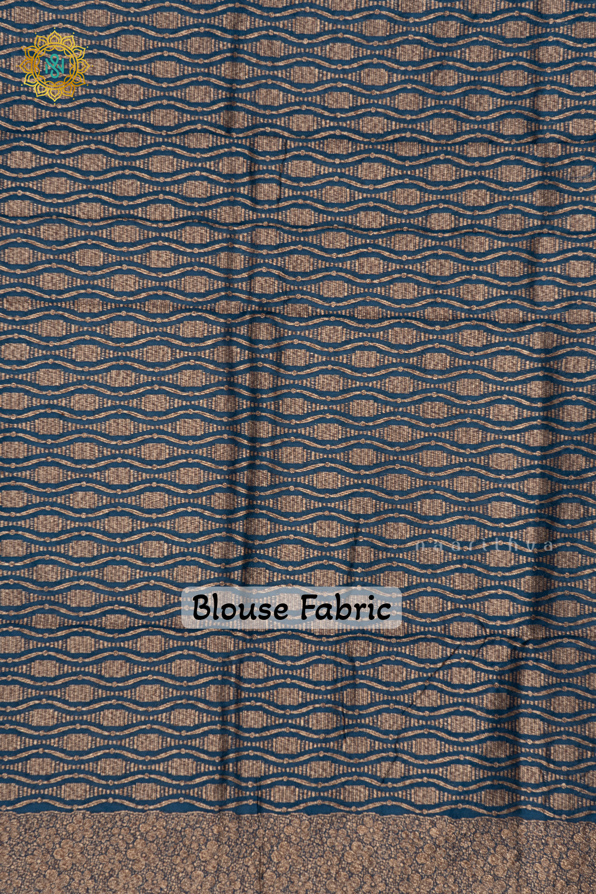 PEACOCK BLUE - SEMI TUSSAR SILK