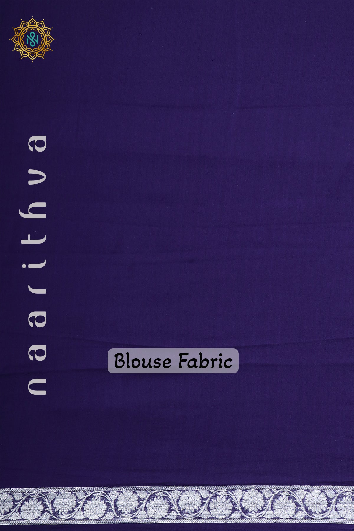 LAVENDER WITH BLUE - PURE BANARASI CHIFFON