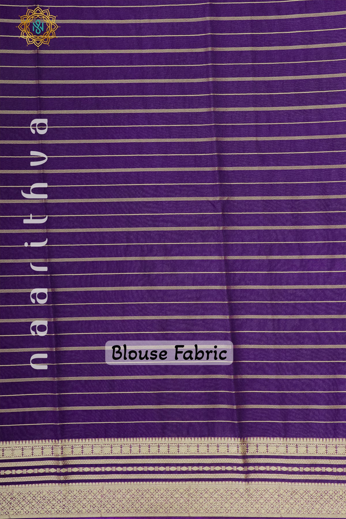 YELLOW WITH PURPLE - SEMI GEORGETTE