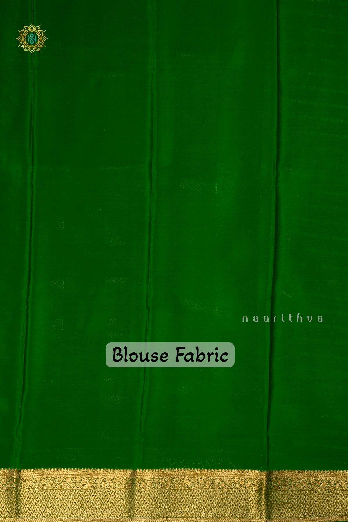 MAROON WITH GREEN - PURE MYSORE CREPE SILK