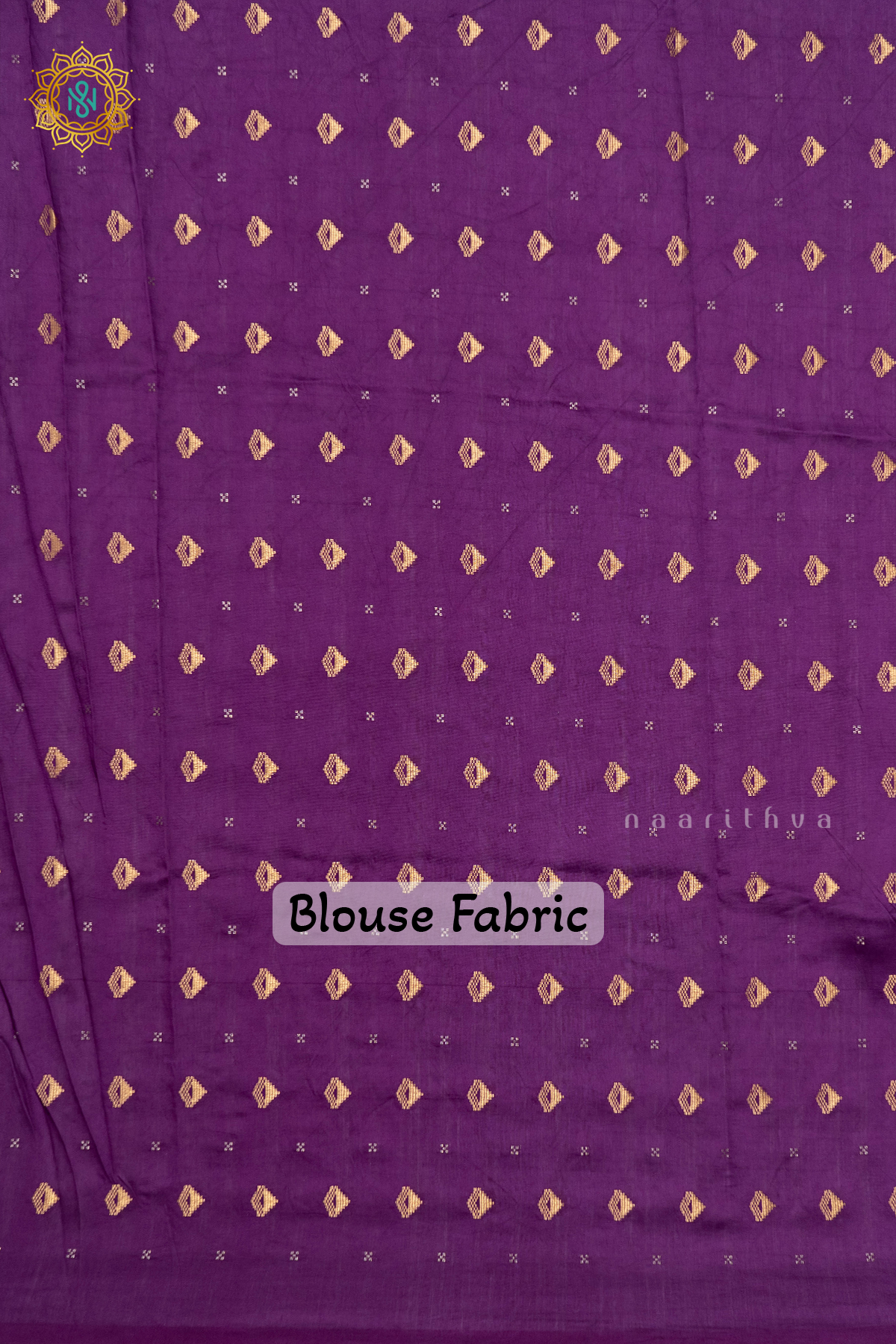 PURPLE WITH PINK - SEMI CREPE SILK