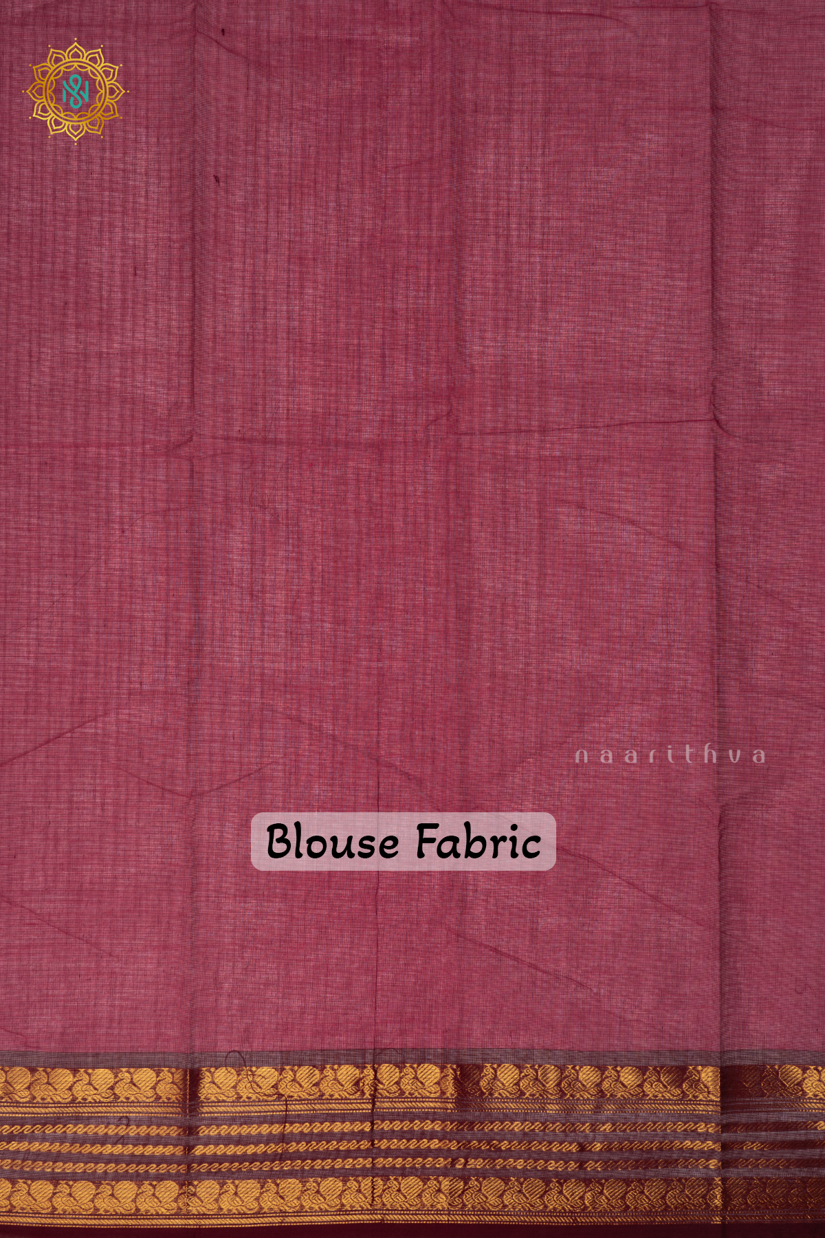 Magenta With Deep Wine - Chettinad Cotton Saree Allover Thread Woven Buttas With Contrast Zari Border