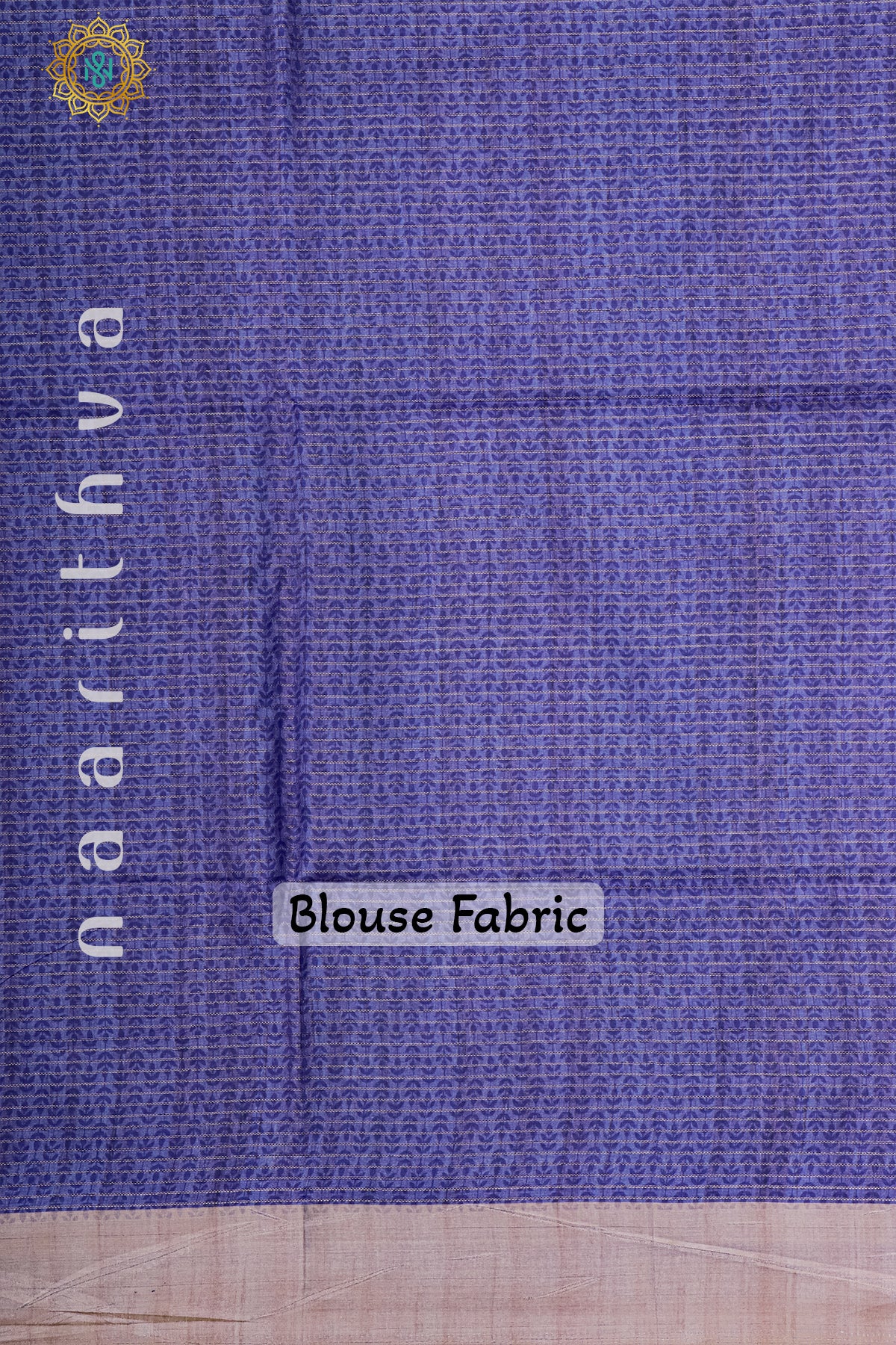 BIEGE WITH PURPLE - SEMI TUSSAR SILK