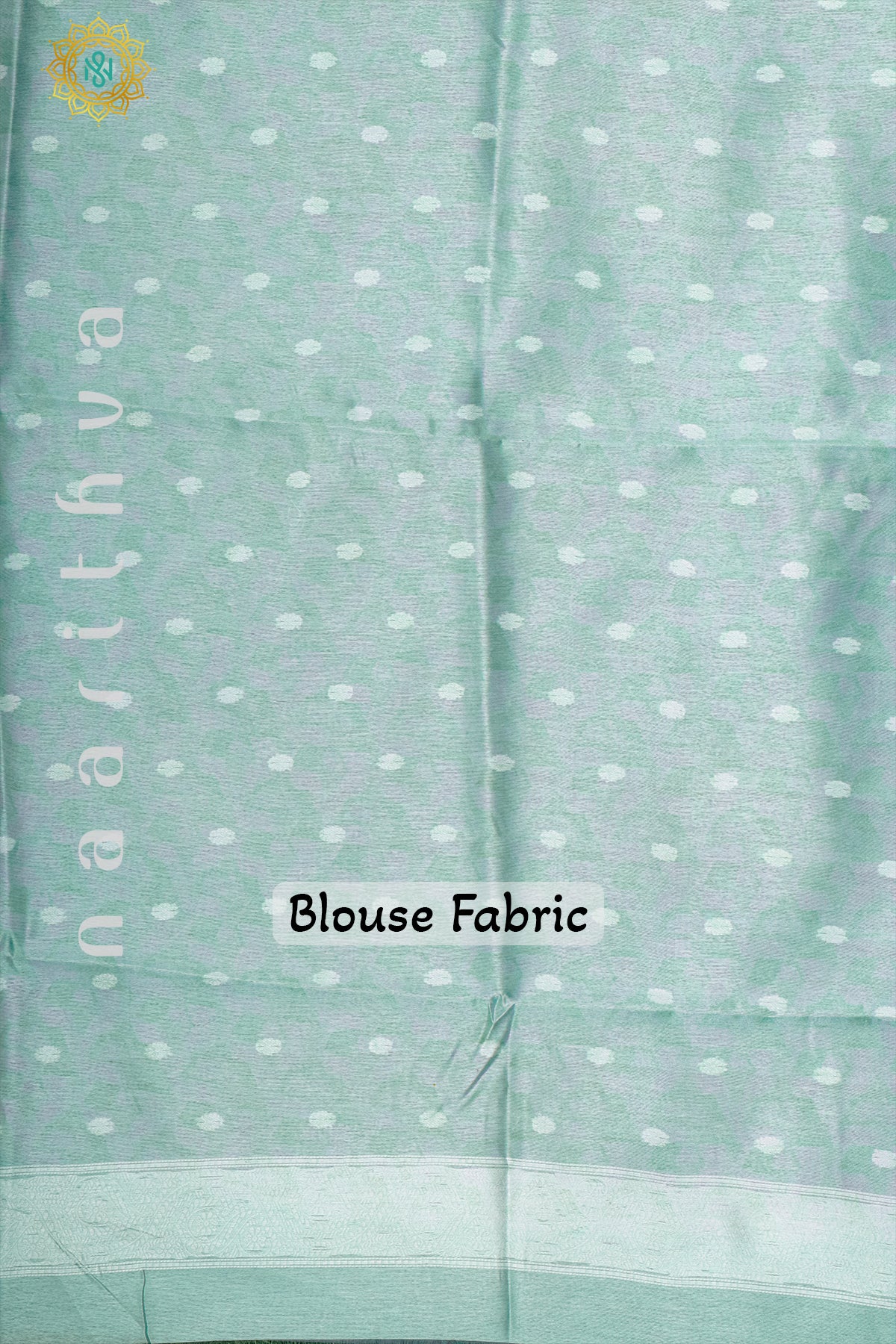 AQUA GREEN - CHANDERI SILK COTTON