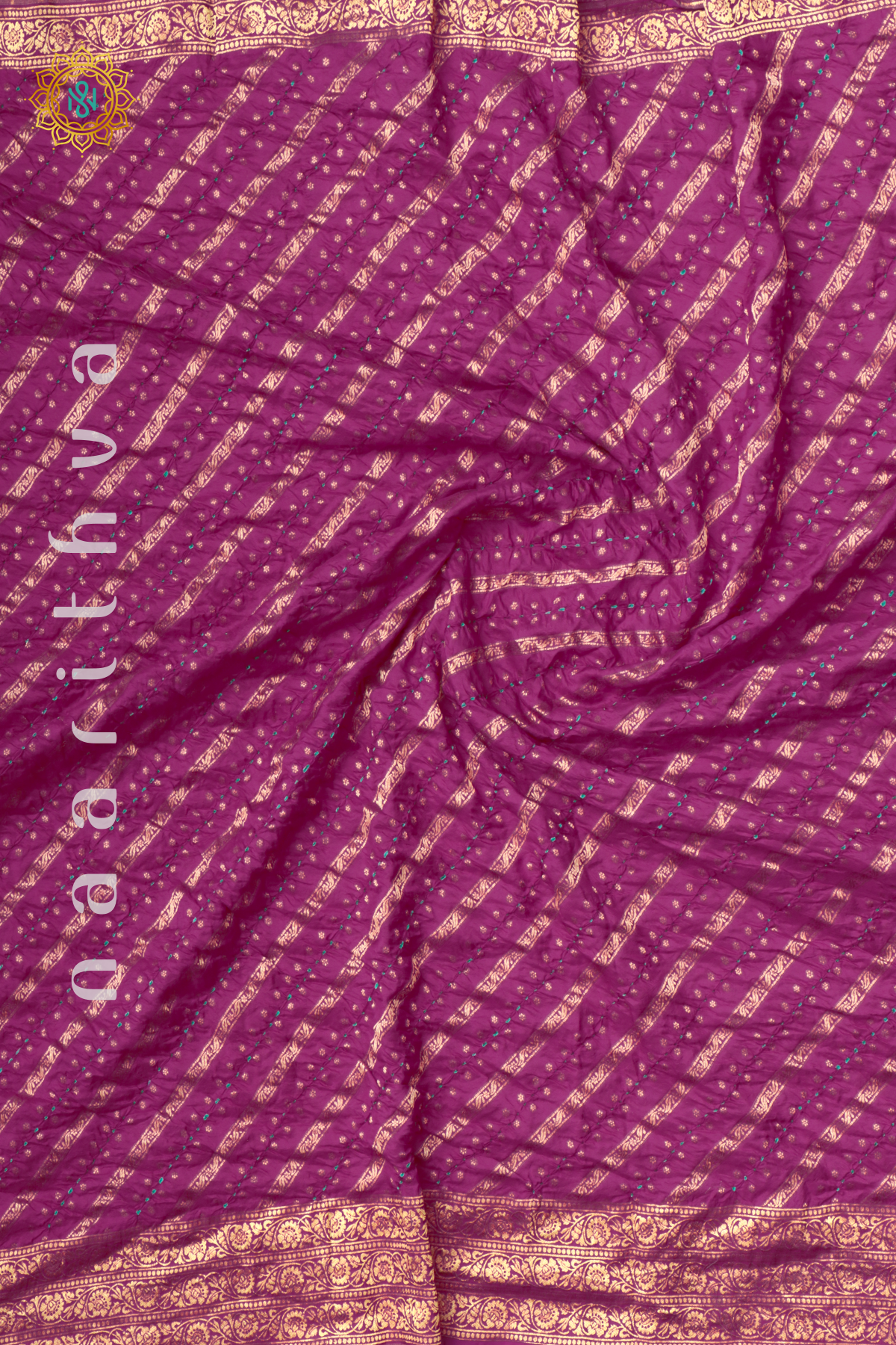 PINK - PURE BANARASI KATAN TIE & DYE