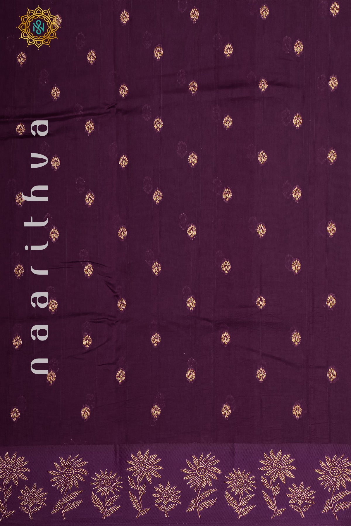 WINE - SEMI RAW SILK