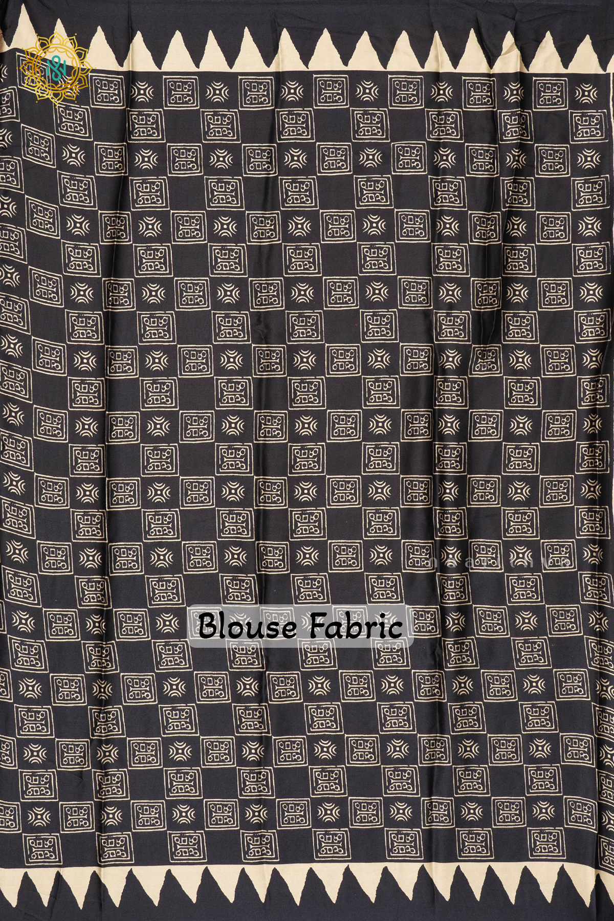 BLACK - SATIN CREPE