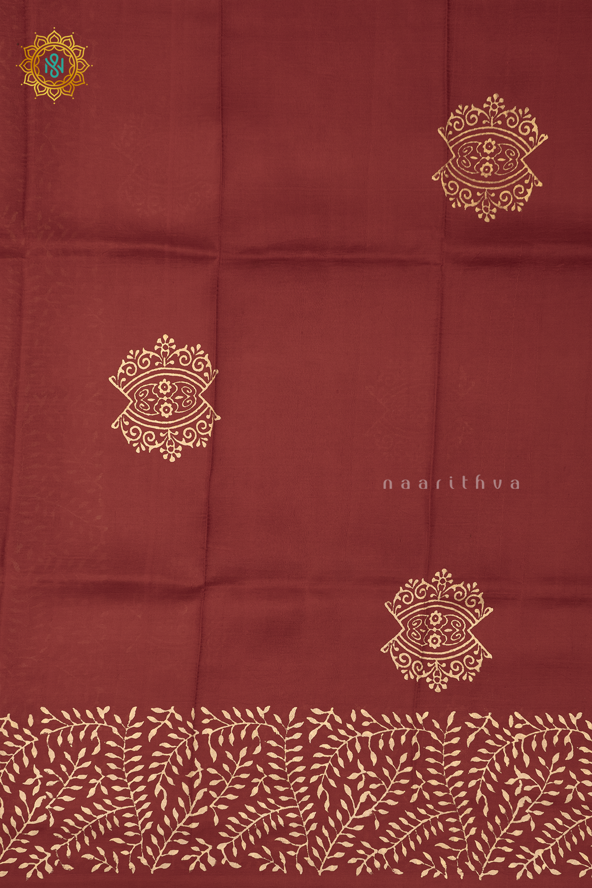 MAROON - PURE MULBERRY SILK