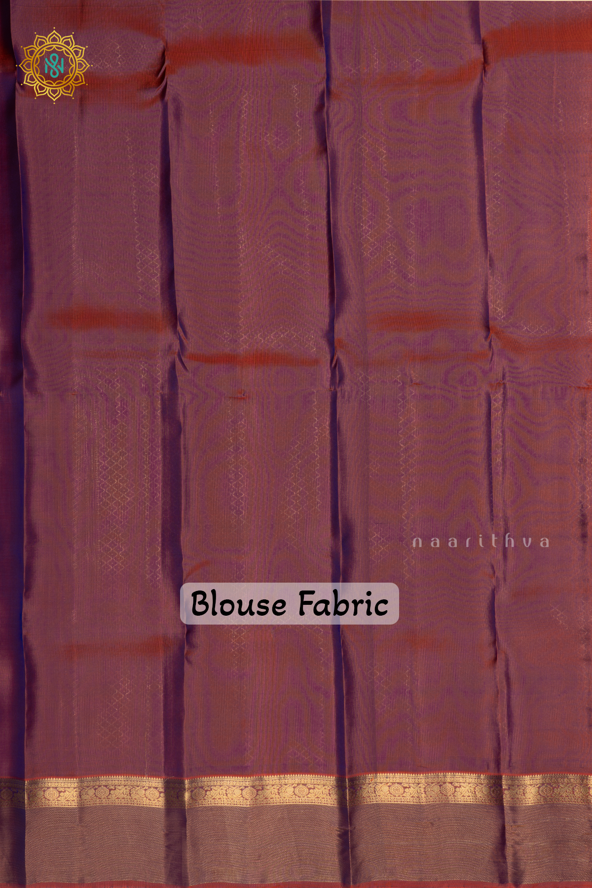 Peacock Blue with Orange  Pure Mix Kanjivaram Silk Saree with Zari Woven Buttas and Contrast Zari Woven Border With Contrast Pallu & Blouse