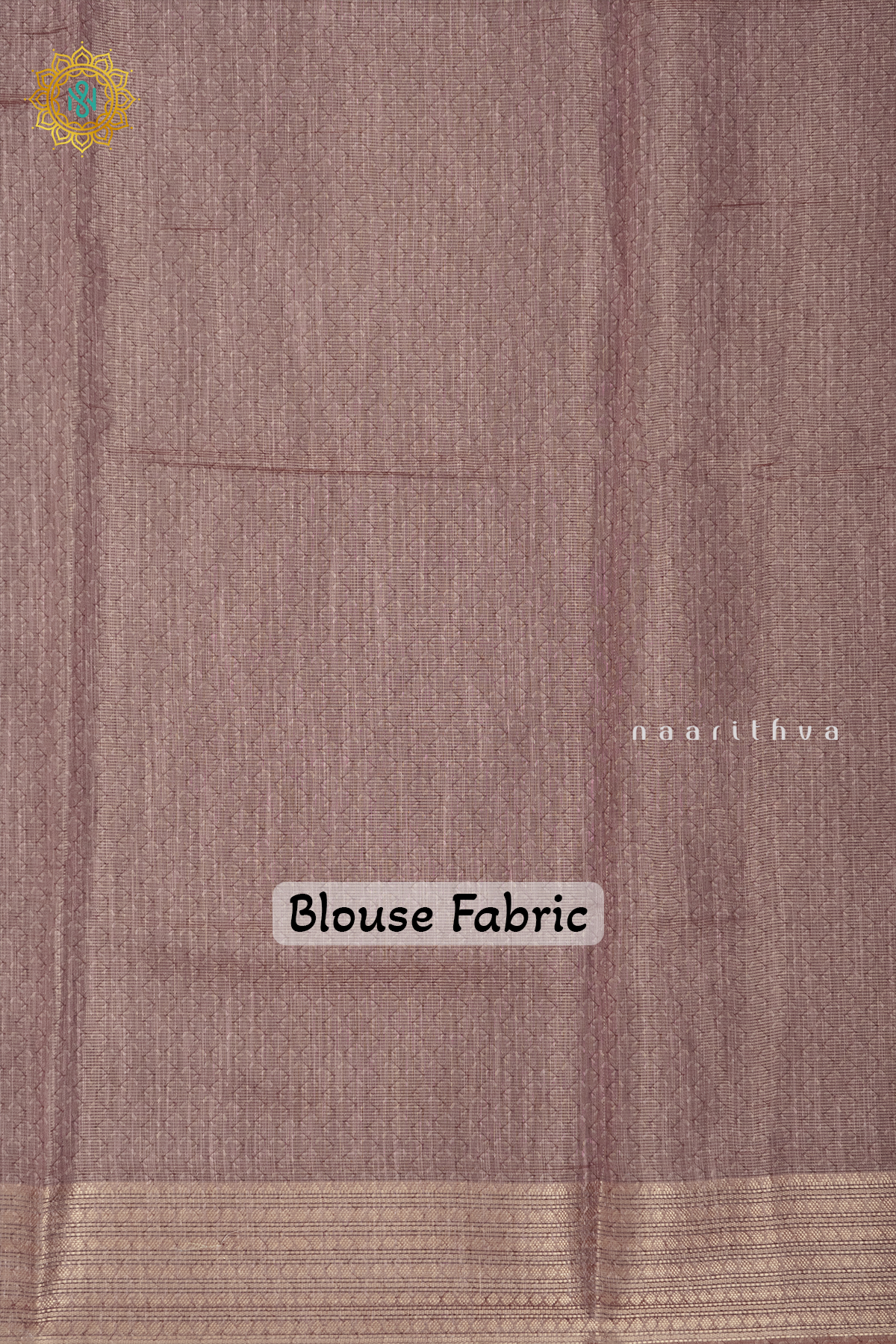OFF WHITE WITH LIGHT BROWN - LINEN TISSUE