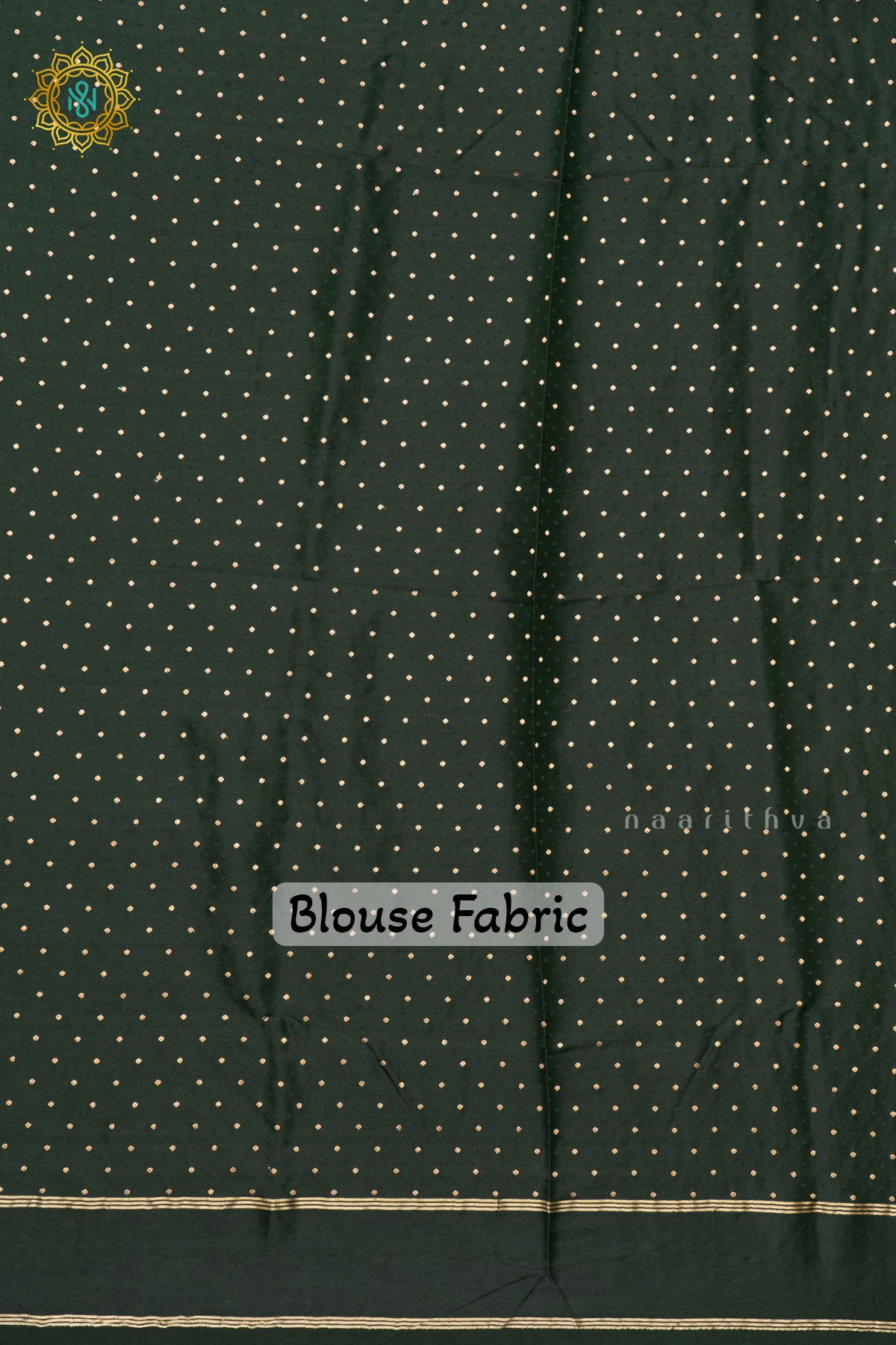 MANGO YELLOW WITH BOTTLE GREEN - SEMI SILK