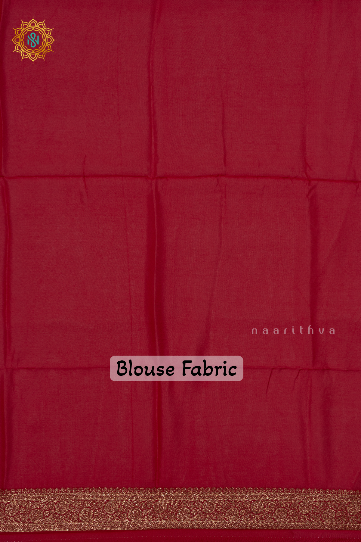 RED - SEMI TUSSAR SILK