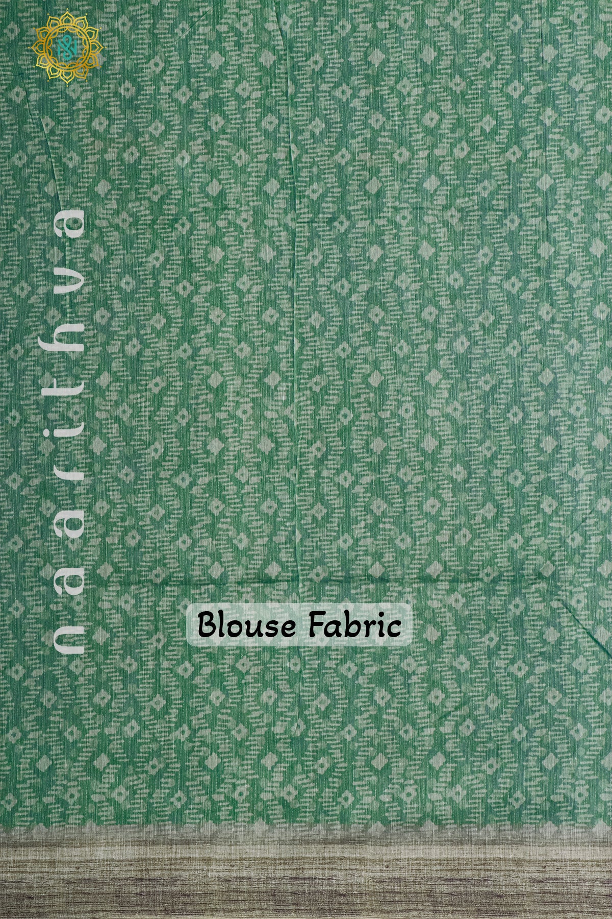 AQUA GREEN - CHANDERI SILK COTTON