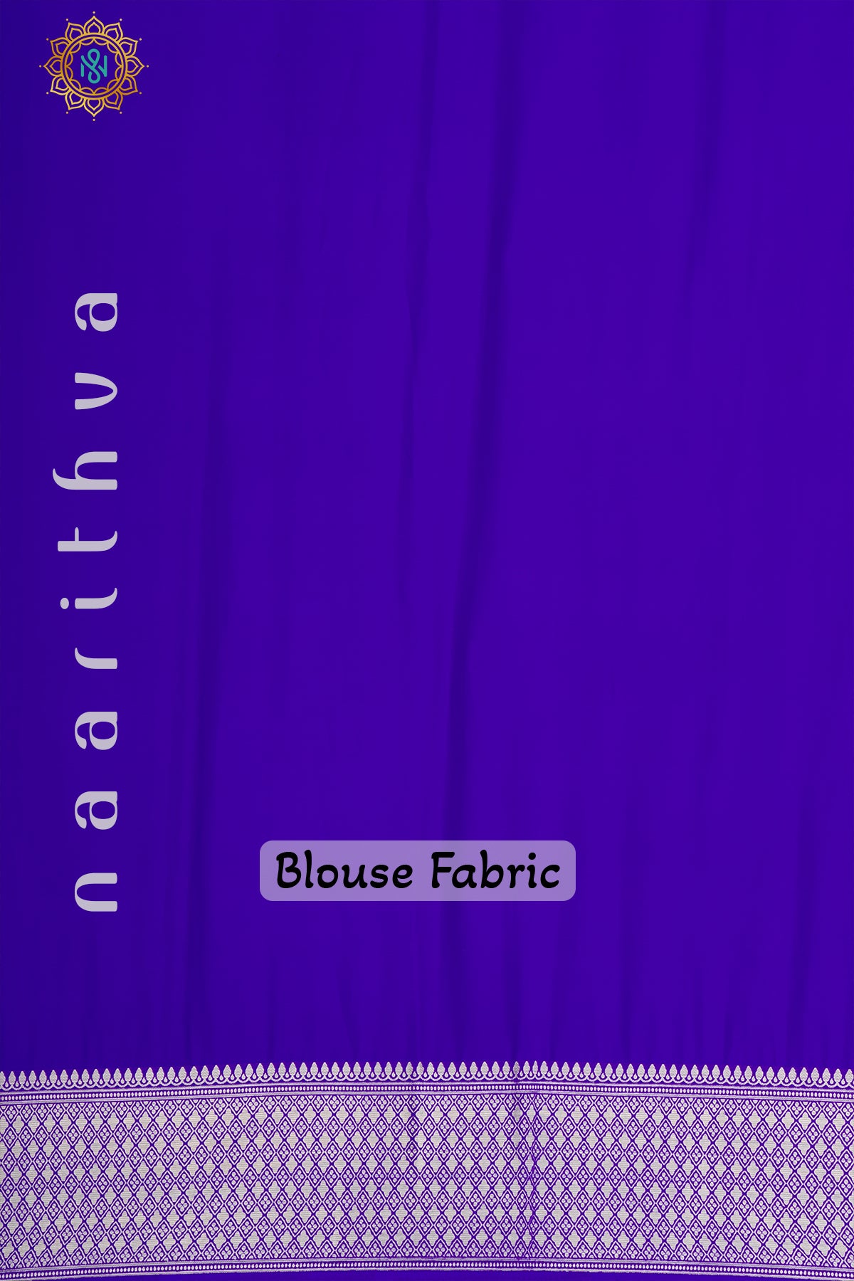 ROYAL BLUE - SEMI MYSORE CREPE SILK