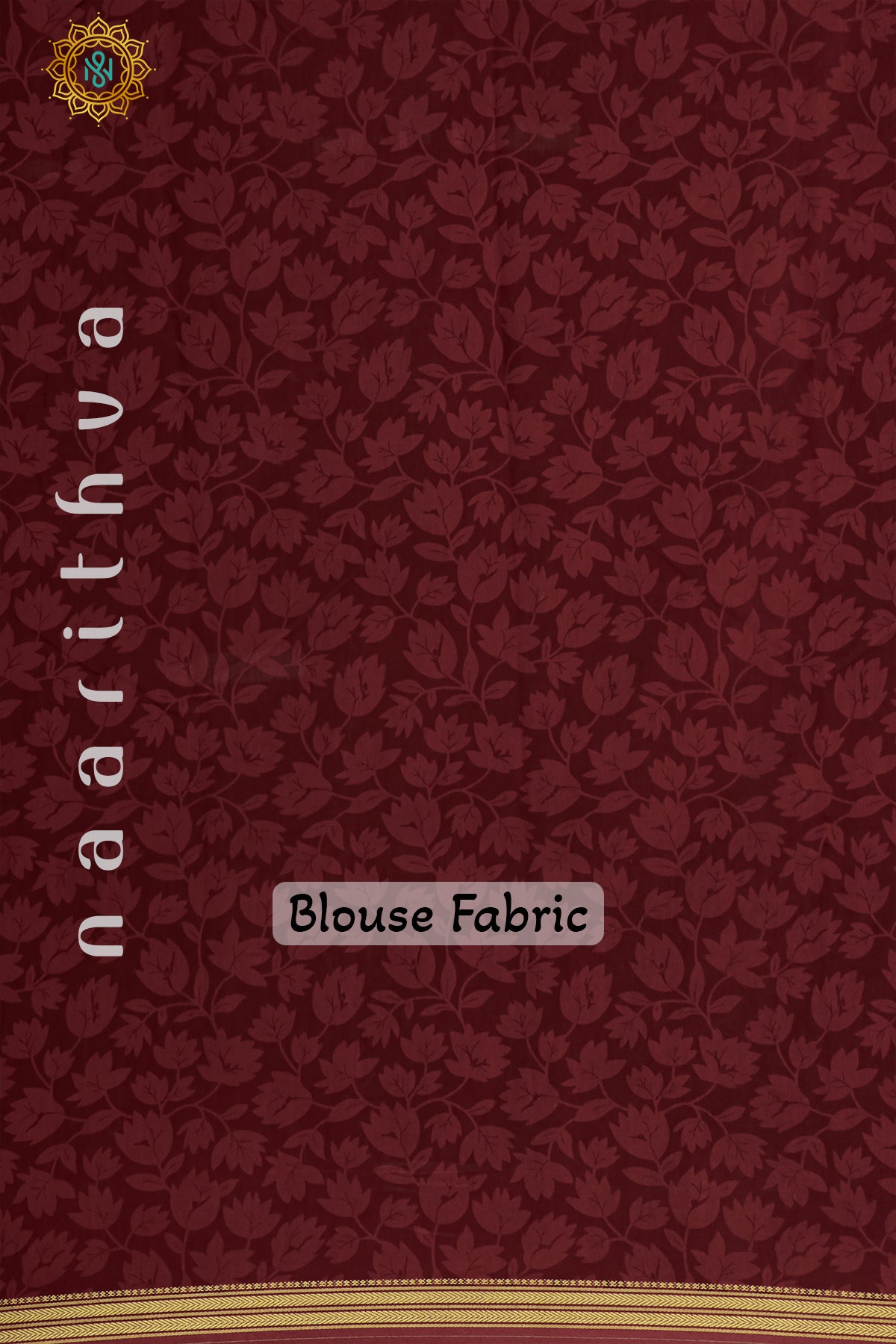 BLUE WITH MAROON - BUTTER CREPE