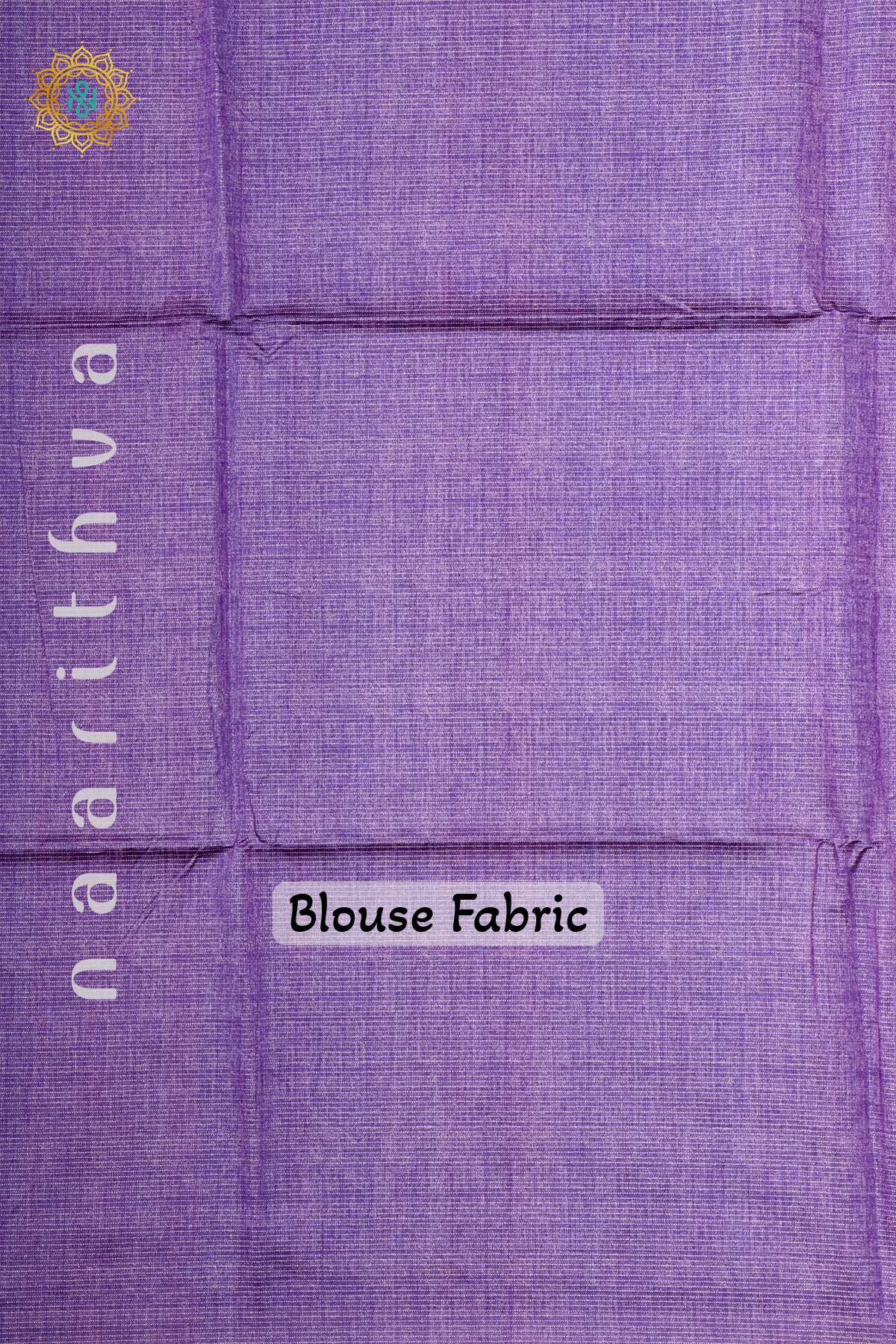 OFF WHITE WITH LAVENDER - SEMI TUSSAR SILK