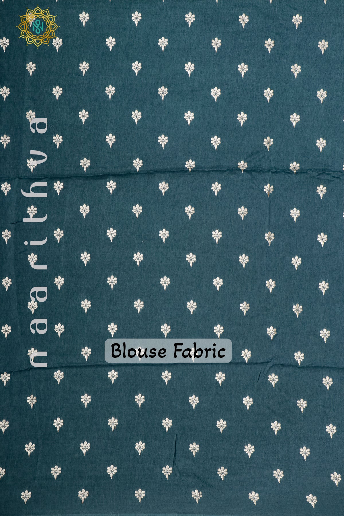 AQUA BLUE - SEMI CREPE SILK