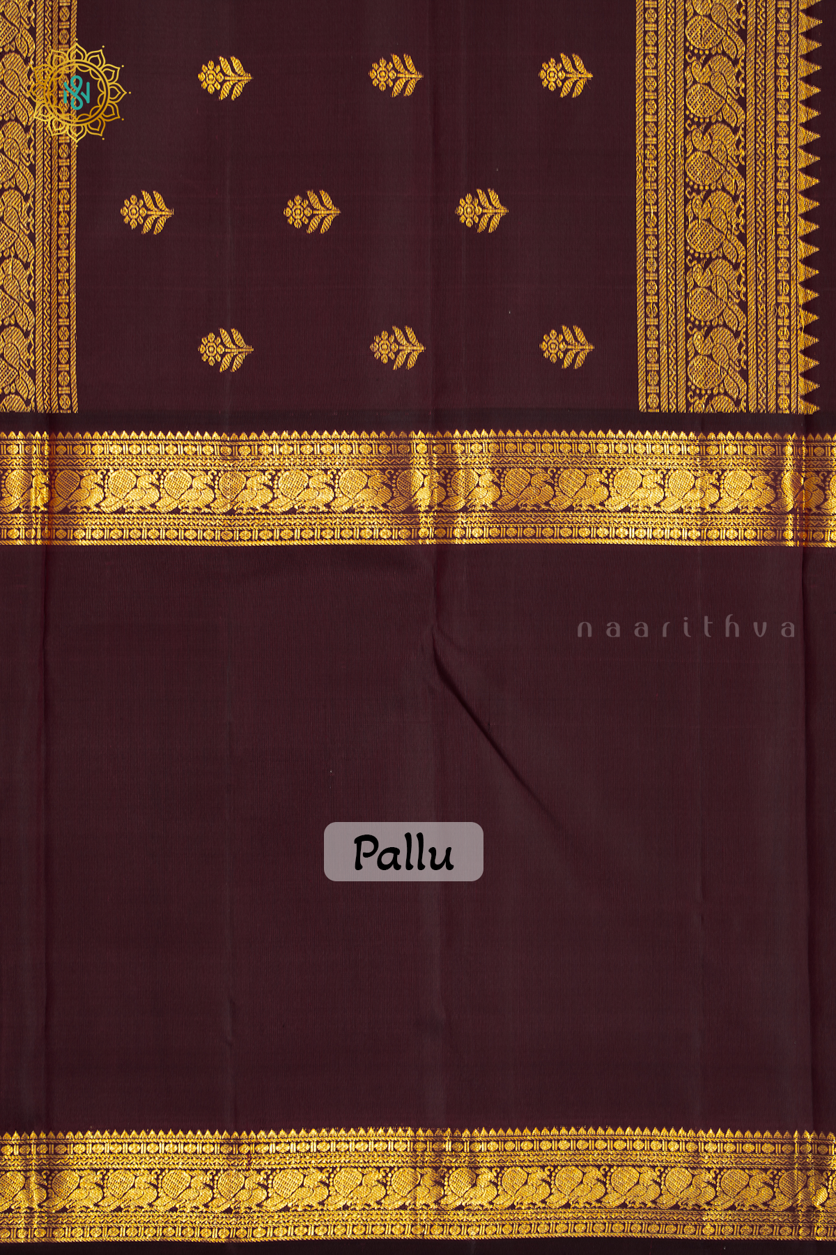 YELLOW WITH GREEN & MAROON - PURE KANJIVARAM SILK