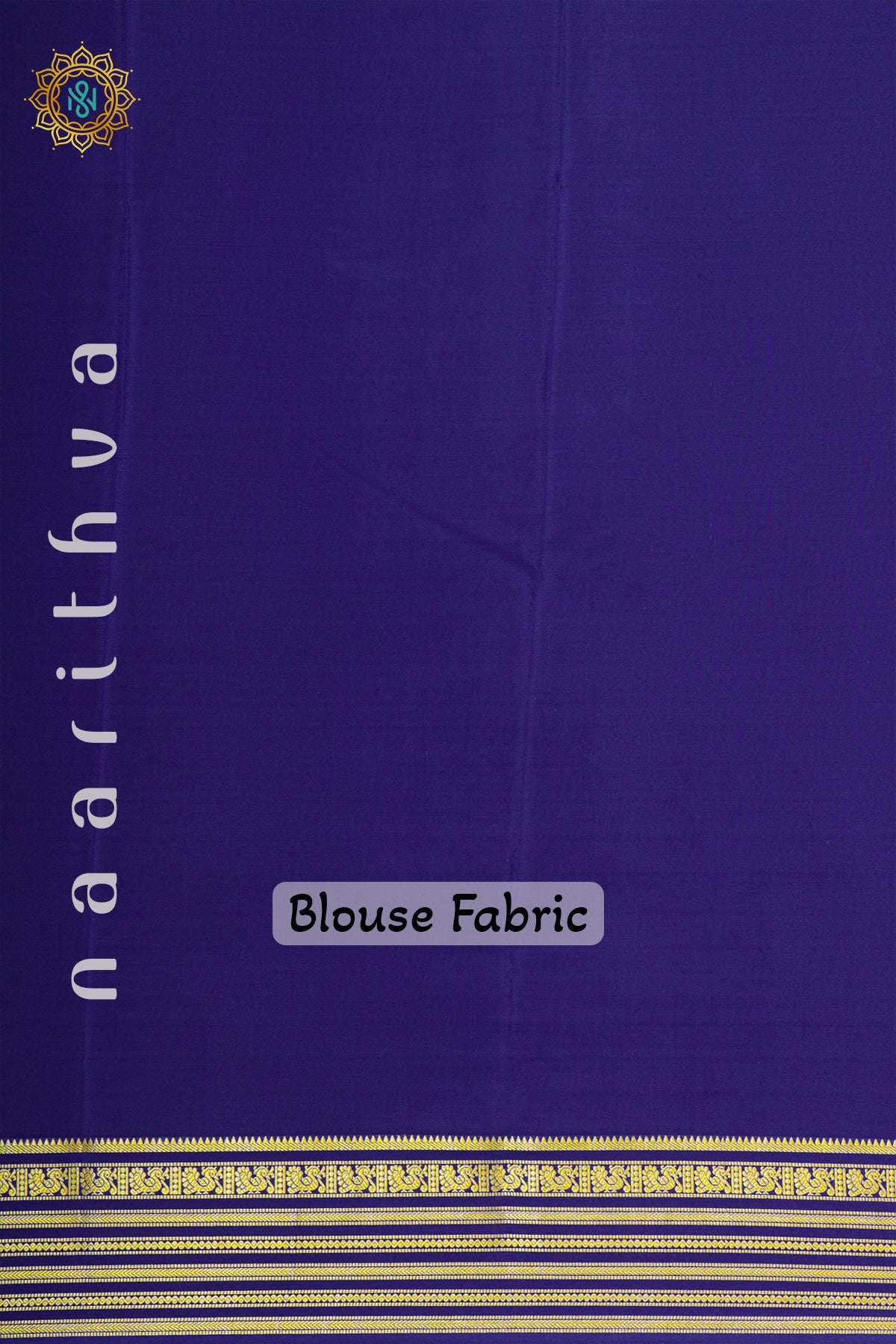 NAVY BLUE - PURE MYSORE CREPE SILK