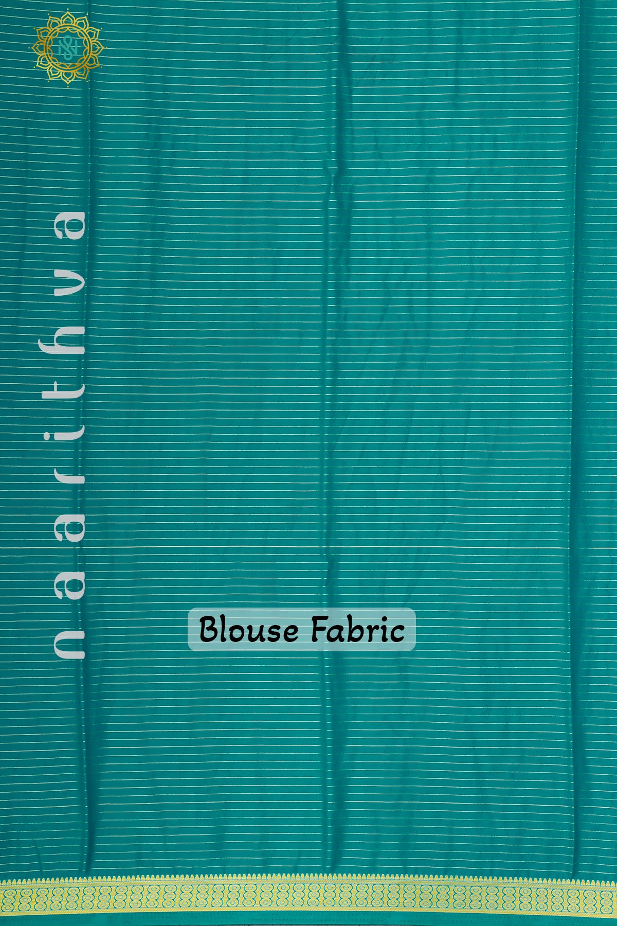 AQUA BLUE - SEMI MYSORE CREPE SILK