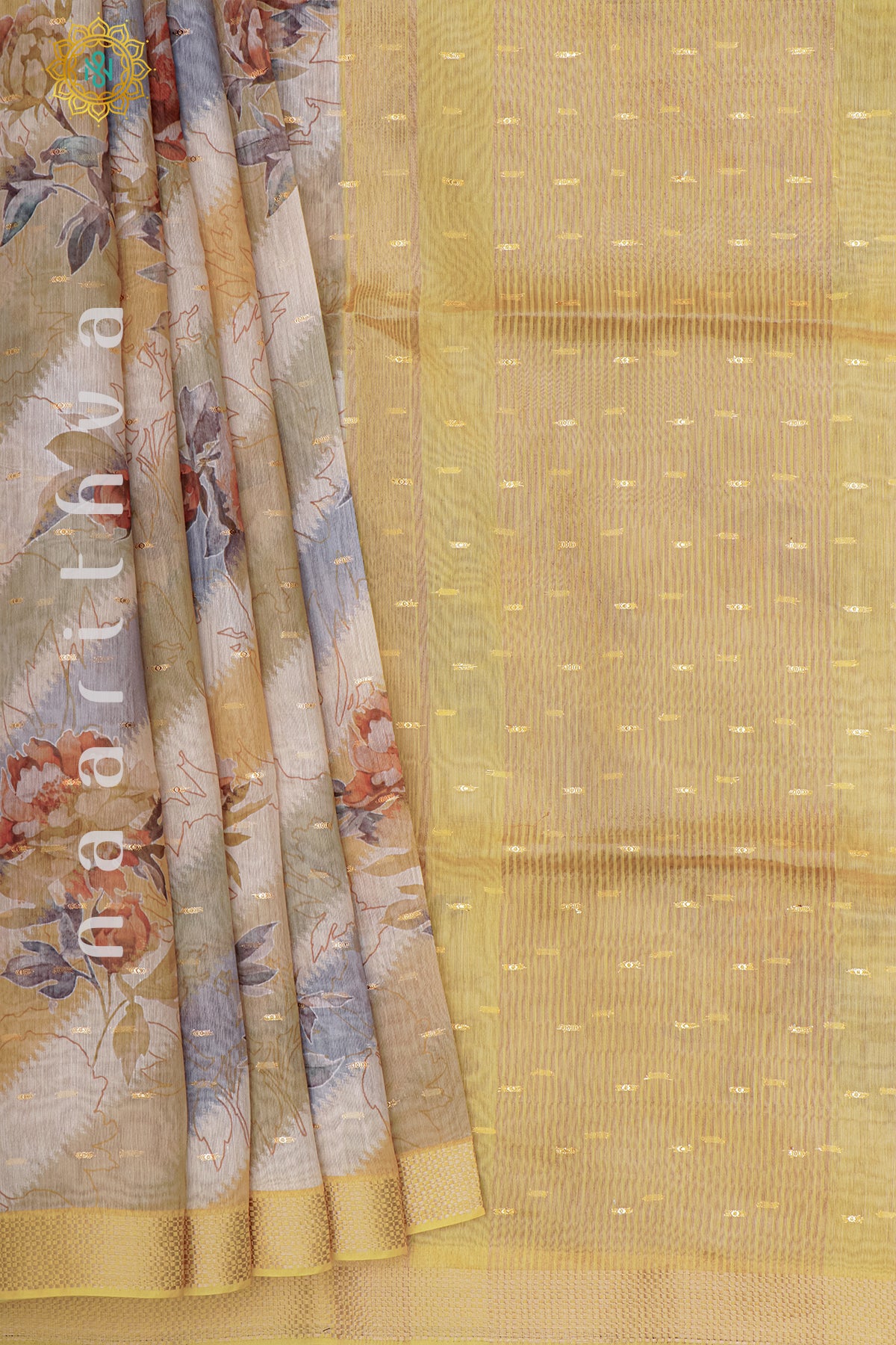 MUSTARD - CHANDERI SILK COTTON