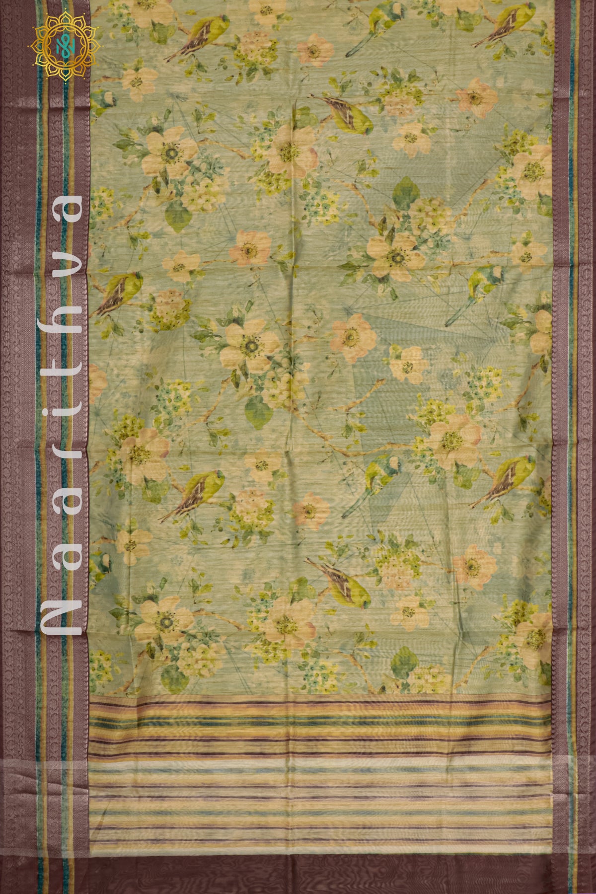 GREEN - MOONGA SILK COTTON