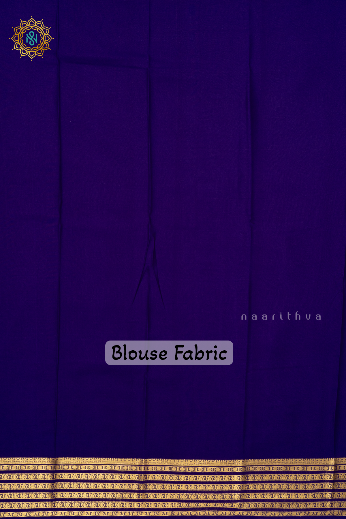 BLUE - PURE MYSORE CREPE SILK