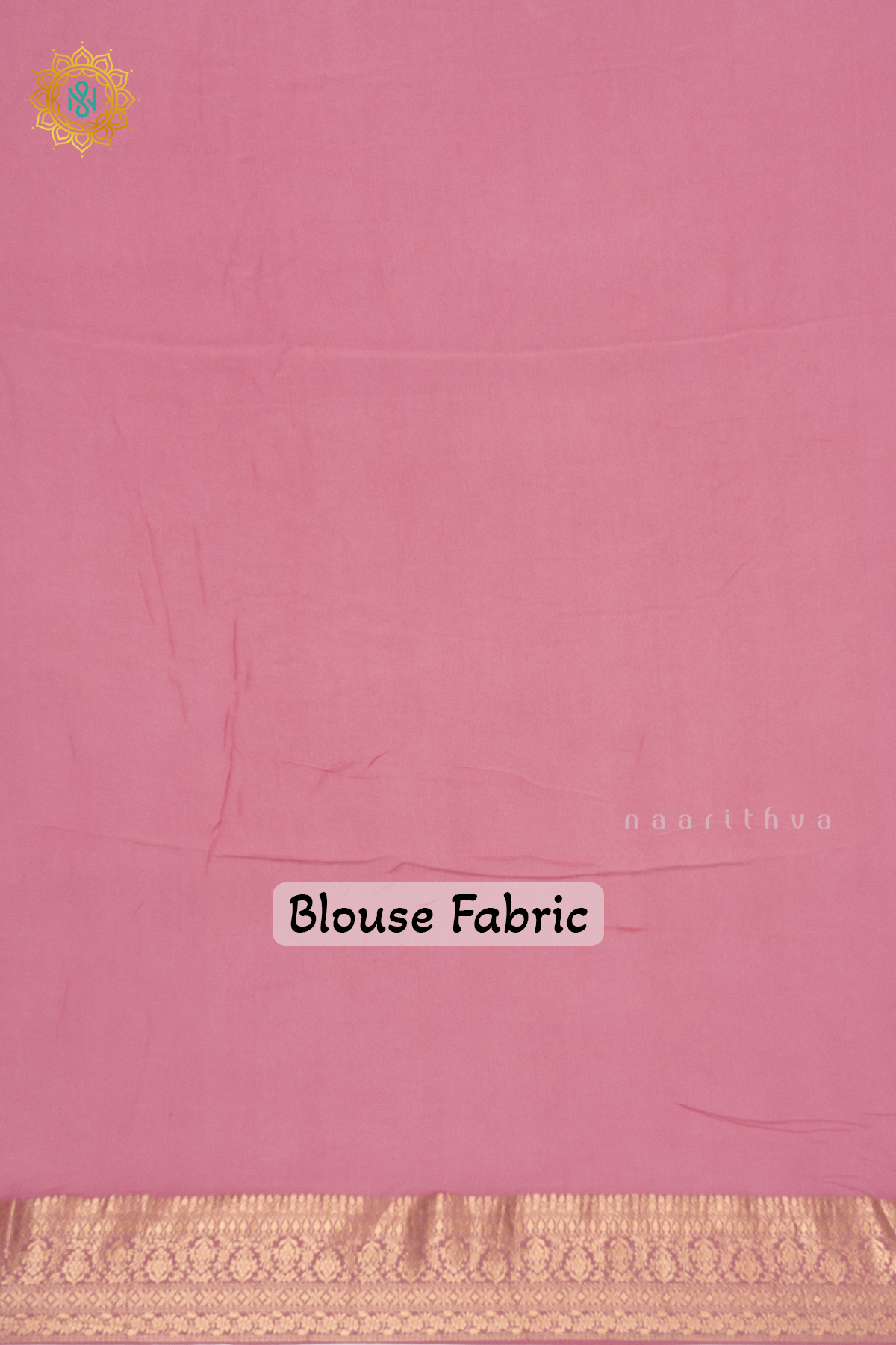 LIGHT PINK - SEMI BANARASI CREPE