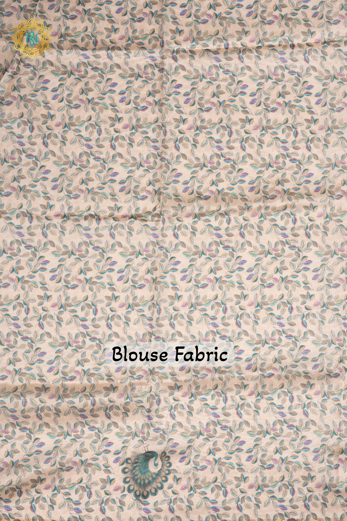 WINE - SEMI TUSSAR SILK WITH APPLIQUE WORK