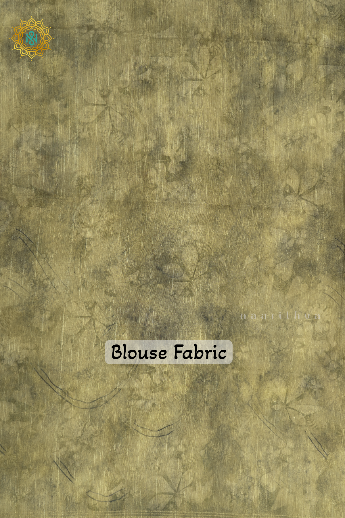 OFF WHITE WITH OLIVE GREEN - KOTHA TUSSAR SILK