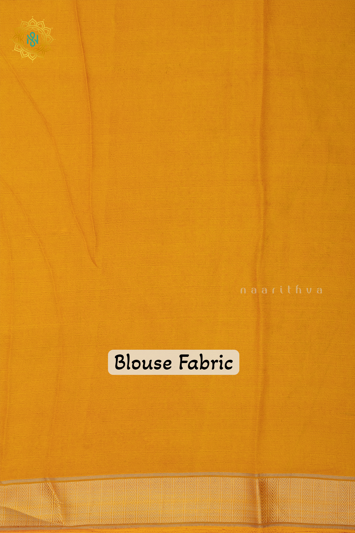 BOTTLE GREEN WITH YELLOW - SEMI GEORGETTE