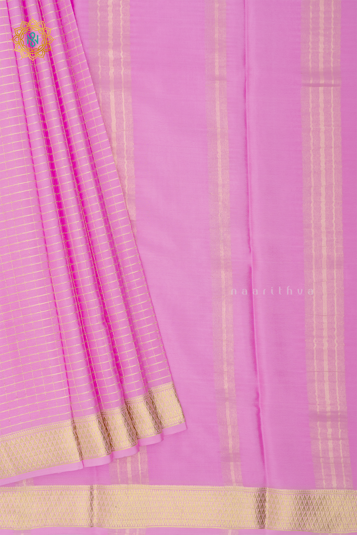 LIGHT PINK - PURE MYSORE CREPE SILK