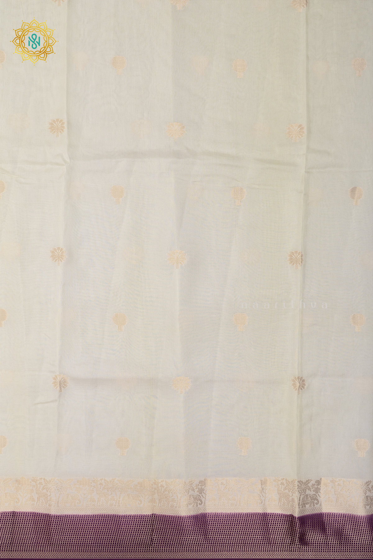 WHITE WITH MAGENTA - DOLA SILK