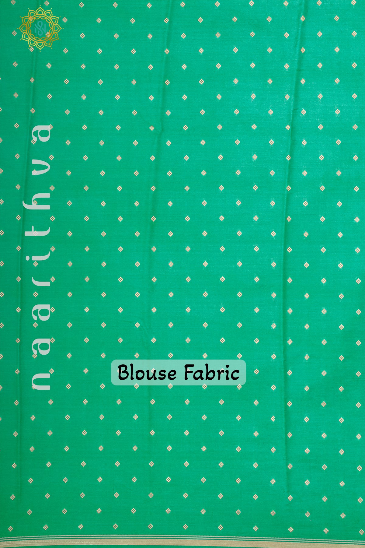 AQUA GREEN - SEMI MYSORE CREPE SILK