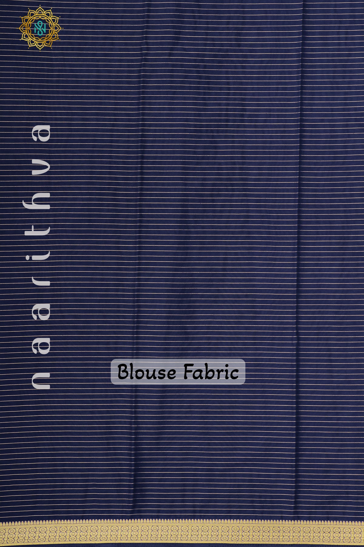 NAVY BLUE - SEMI MYSORE CREPE SILK