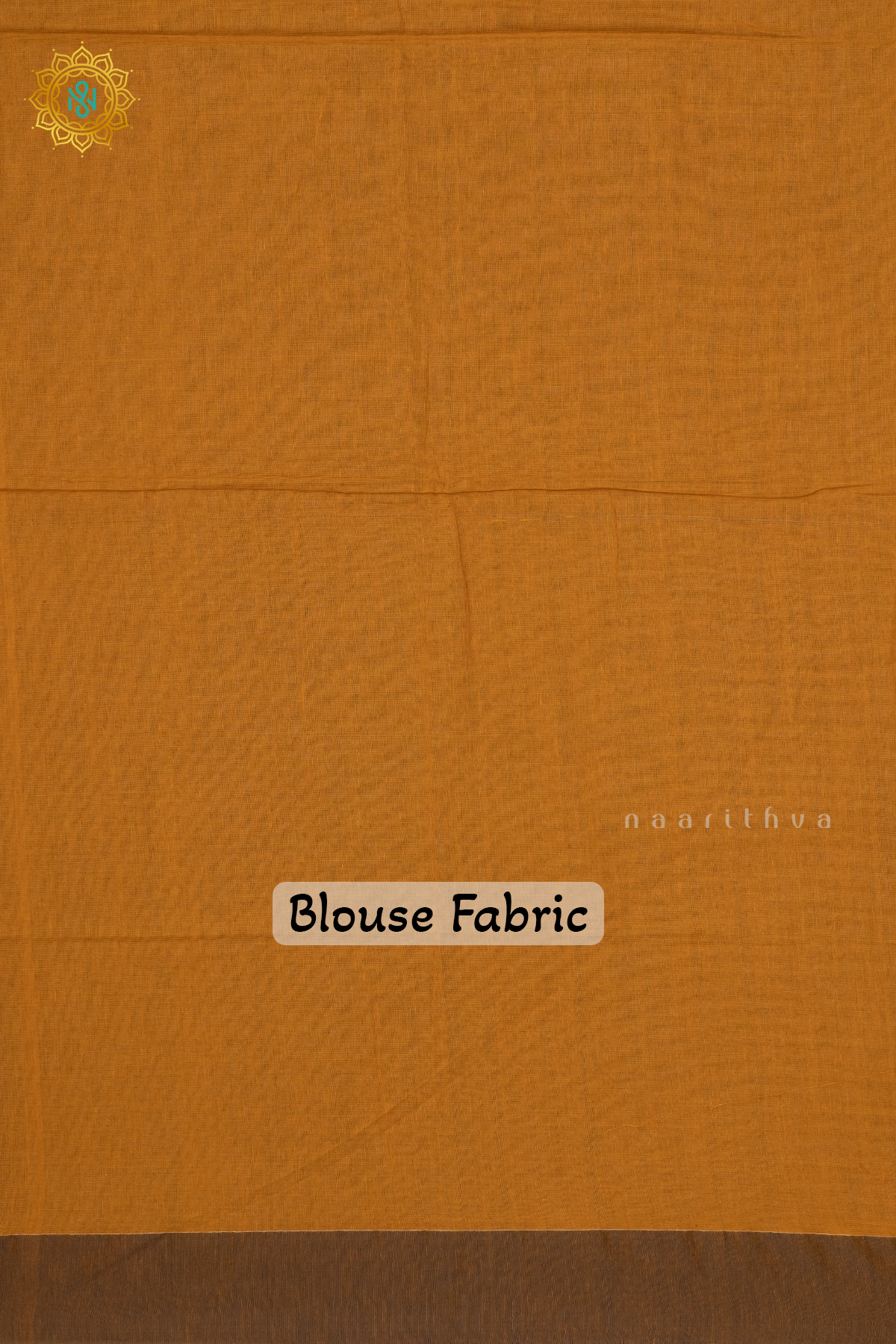 MUSTARD WITH BLACK - MUL COTTON