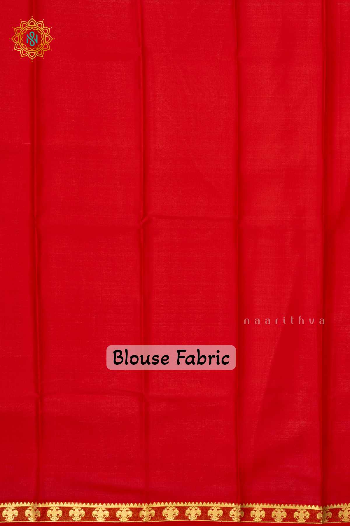 RED - PURE MYSORE CREPE SILK